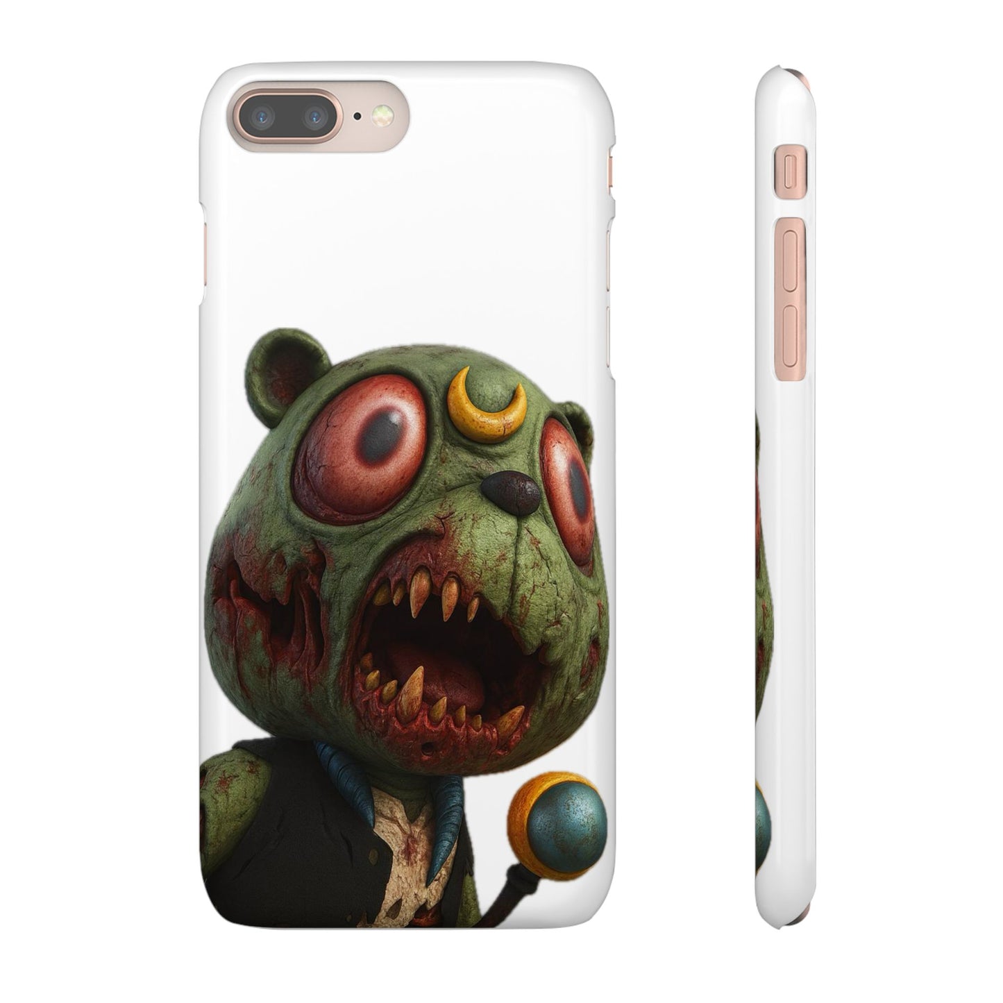 4NBT Zombie Bear Phone Case, Horror Snap Case, Cute but Spooky Accessory, Gift for Halloween, Unique Phone Cover