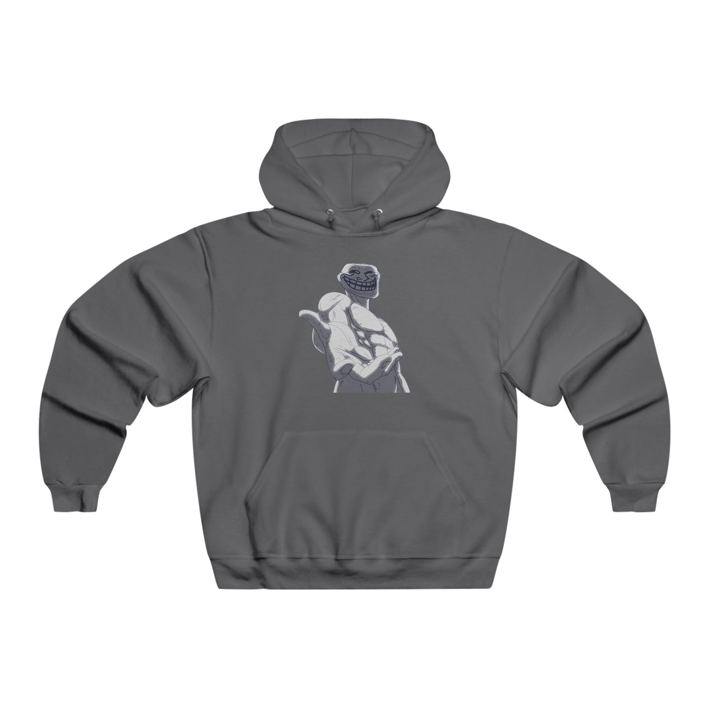 Troll Graphic Hooded Sweatshirt, Casual Hoodie, Streetwear Gift, Cozy Pullover, Unique Dad Sweatshirt, Perfect for Fall