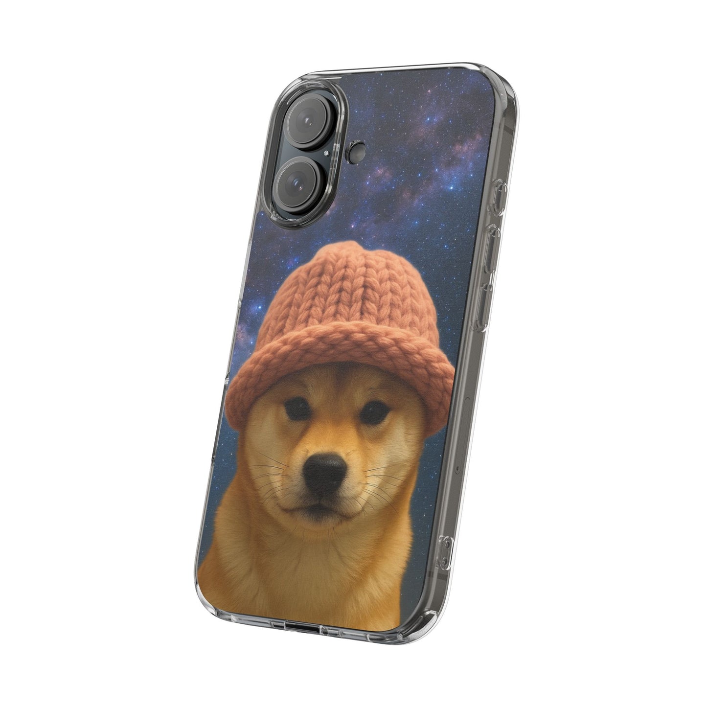 WIF Lovers Clear Phone Case, Cute Phone Cover for Animal Lovers, Pet Gift, Trendy Smartphone Accessory, Unique Dog Case