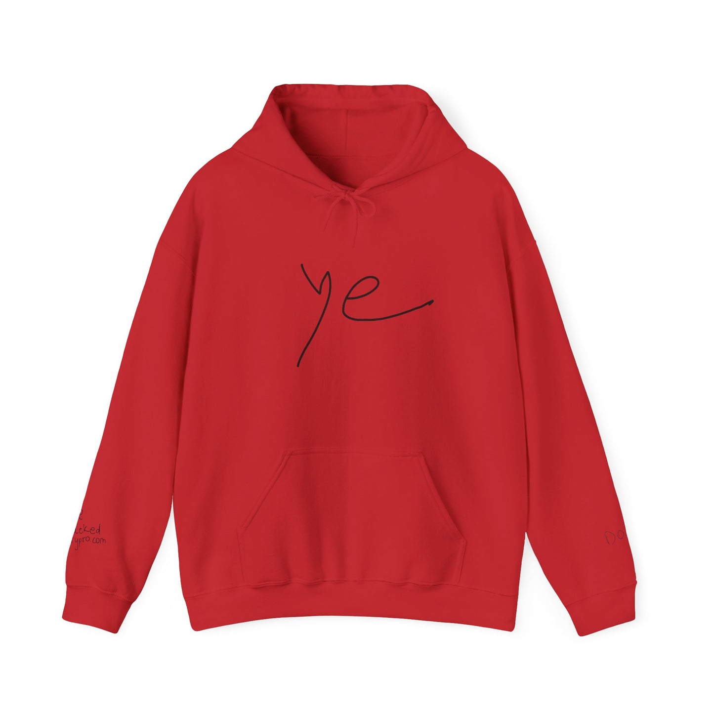 Ye 7BN Minimalist Unisex Hooded Sweatshirt, Casual Streetwear, Gift for Fans, Cozy Layering, Everyday Style, Unique Graphic Hoodie