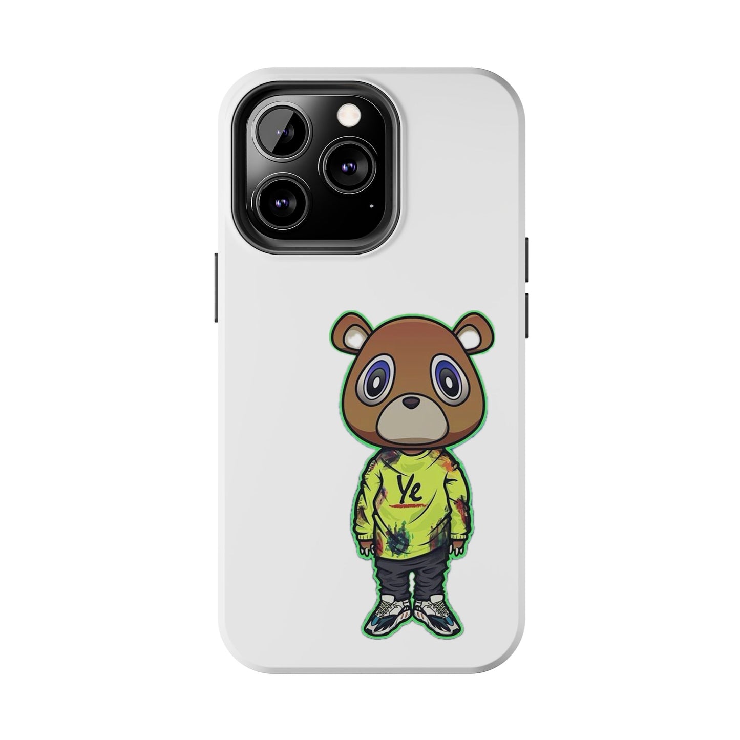 Ye Bear Tough Phone Cases with Cartoon Design - Unique Phone Cover, Durable Mobile Case, Cool Gift for Teens, Fun Accessory for Everyday Use