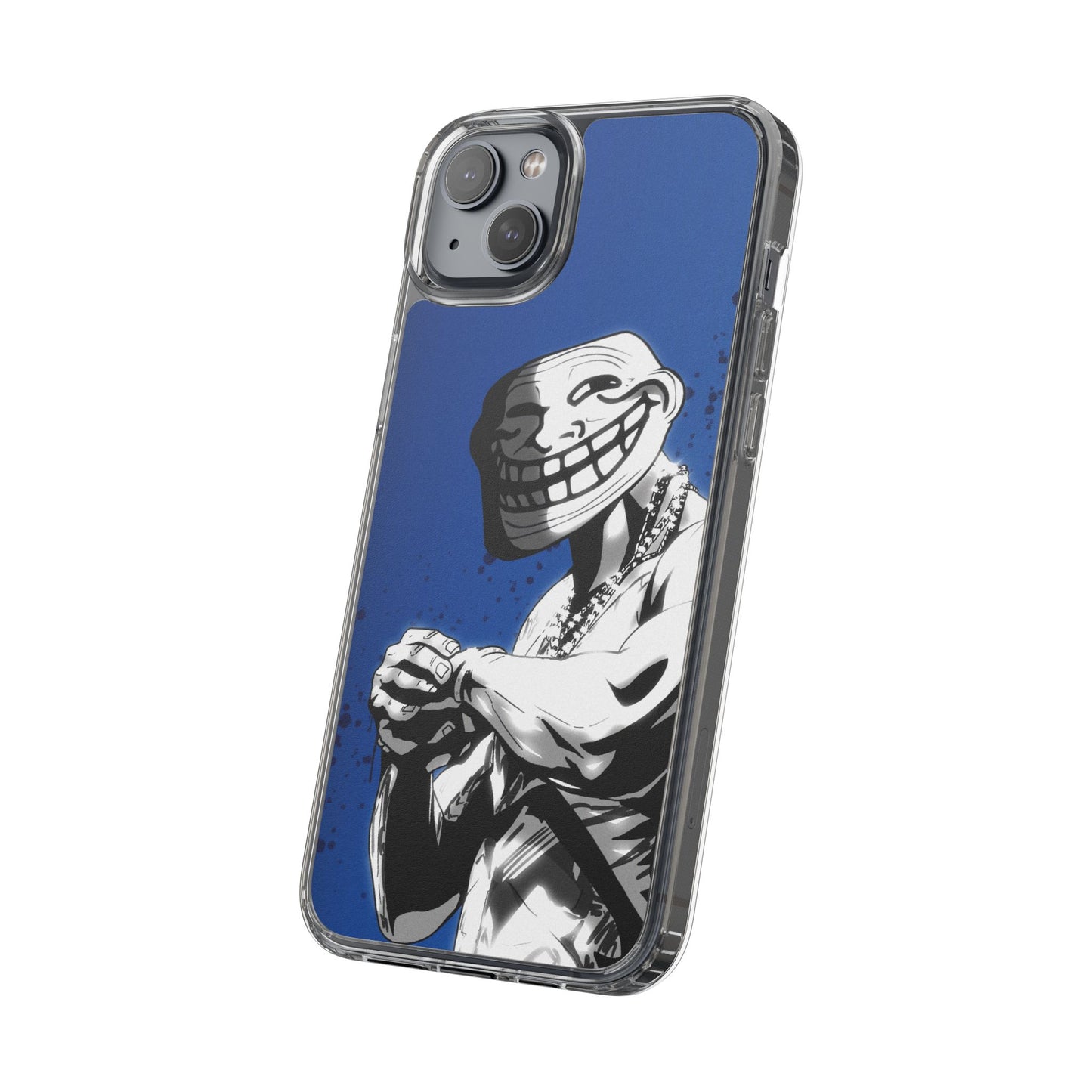 TROLL Clear Cases with Bold Graphic Design, Awesome Phone Accessories, Unique Gifts, Cartoon Phone Covers, Trendy Tech Gear