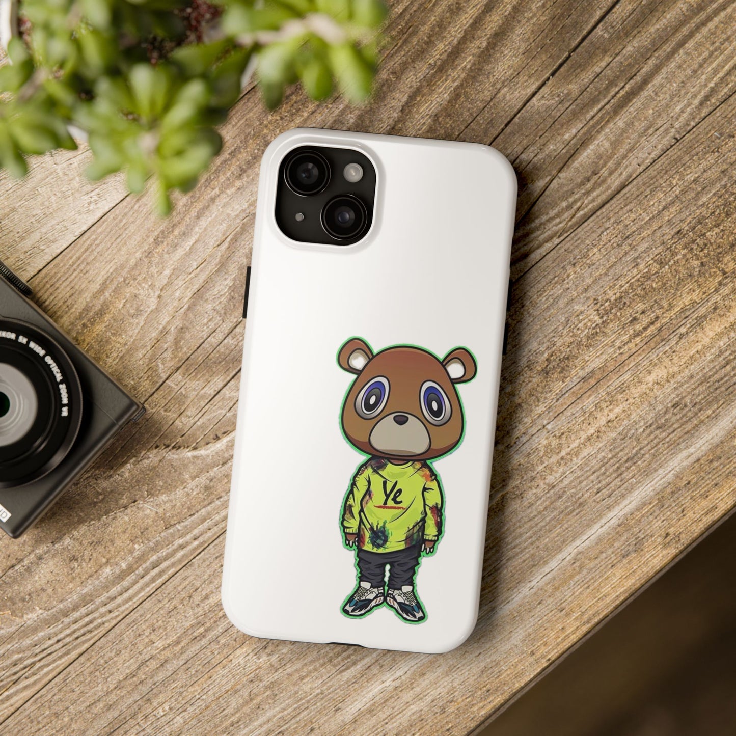 Ye Bear Tough Phone Cases with Cartoon Design - Unique Phone Cover, Durable Mobile Case, Cool Gift for Teens, Fun Accessory for Everyday Use