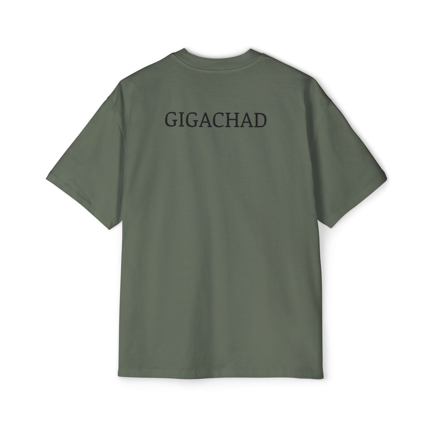 GIGA Men's Heavy Oversized Tee | Casual Streetwear Shirt, Graphic Tee, Gift for Him, Unisex Style, Trendy Apparel