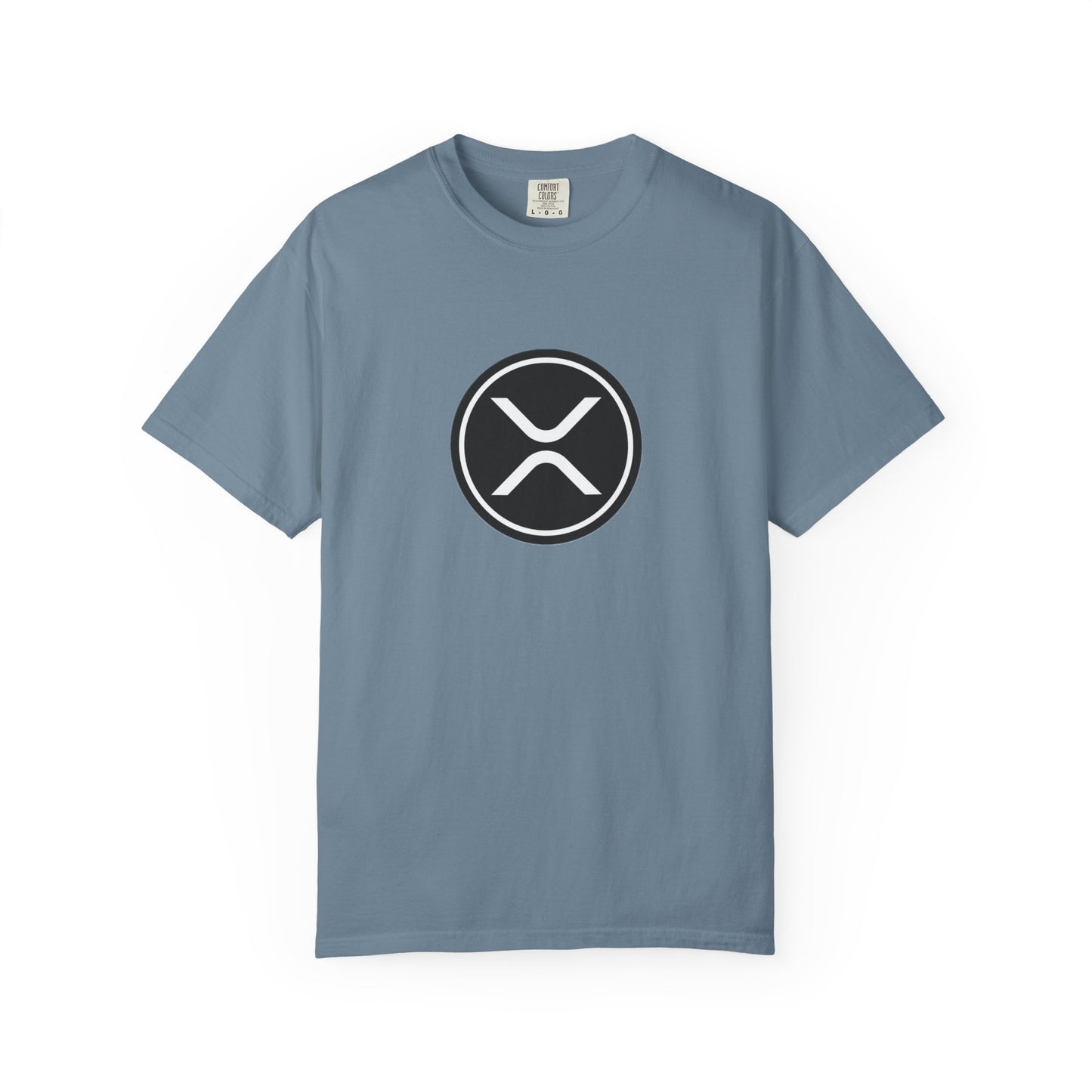 XRP Unisex Garment-Dyed T-Shirt with Minimalist Logo, Stylish Casual Wear, Perfect for Gifts, Everyday Comfort, Cool Streetwear