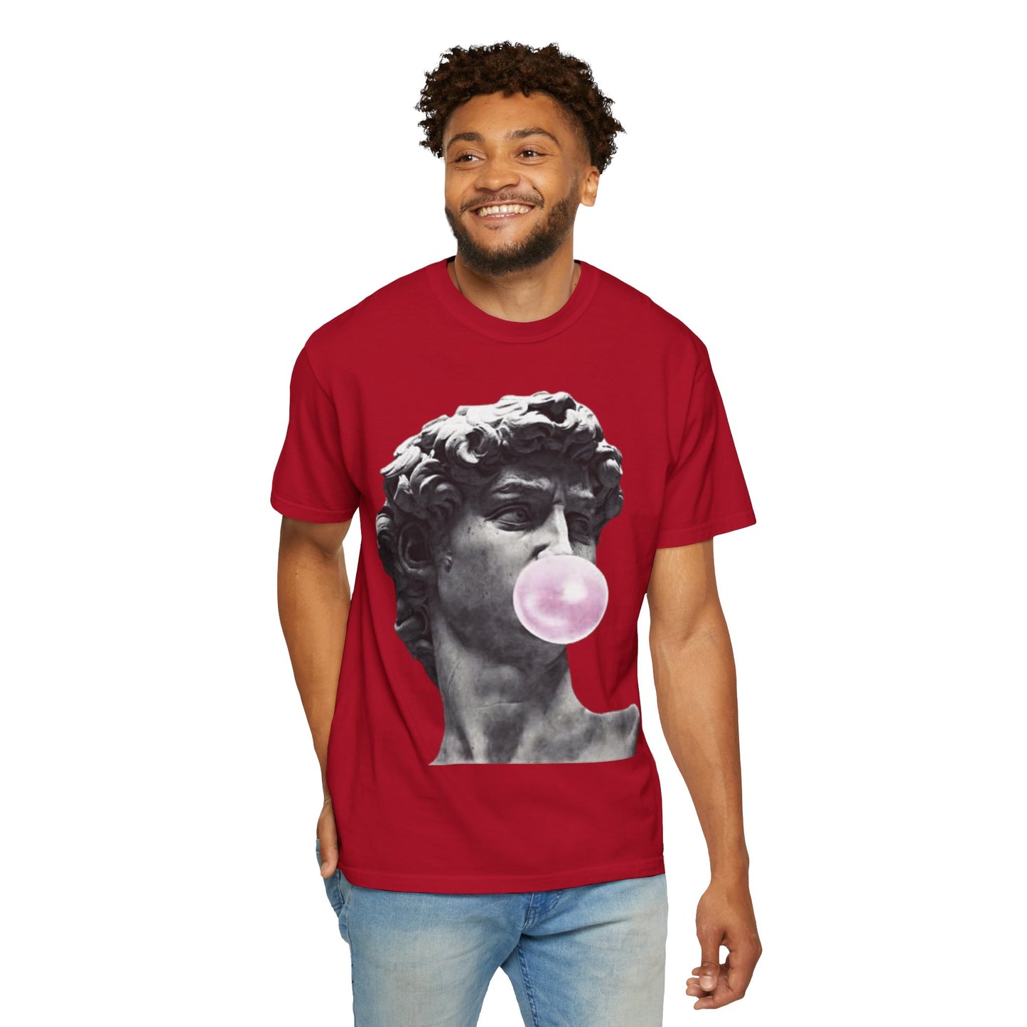 @ye Bubblegum David T-Shirt | Trendy Unisex Tee, Art-Inspired Shirt, Casual Summer Wear, Gift for Art Lovers i