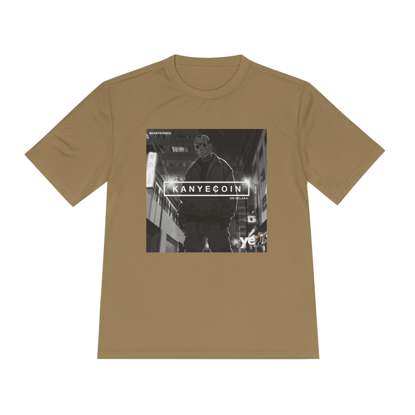 KANYECOIN Unisex Moisture Wicking Tee, Cool Graphic Tee, Music Lover Gift, Urban Style Shirt, Sportswear, Trendy Tee for Fans