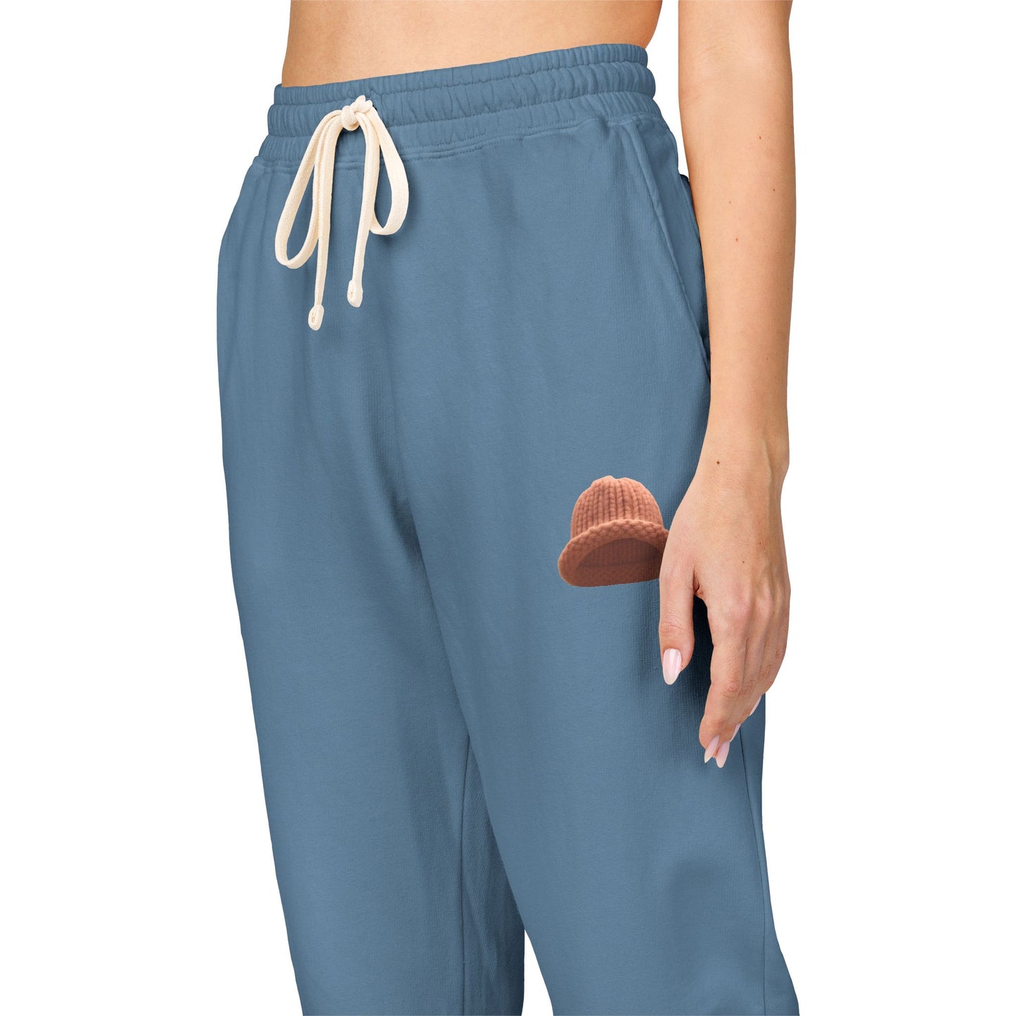 WIF Cozy Fleece Sweatpants for Home & Leisure - Perfect Gift for Relaxation, Lounging, Meditation, Christmas & Birthdays