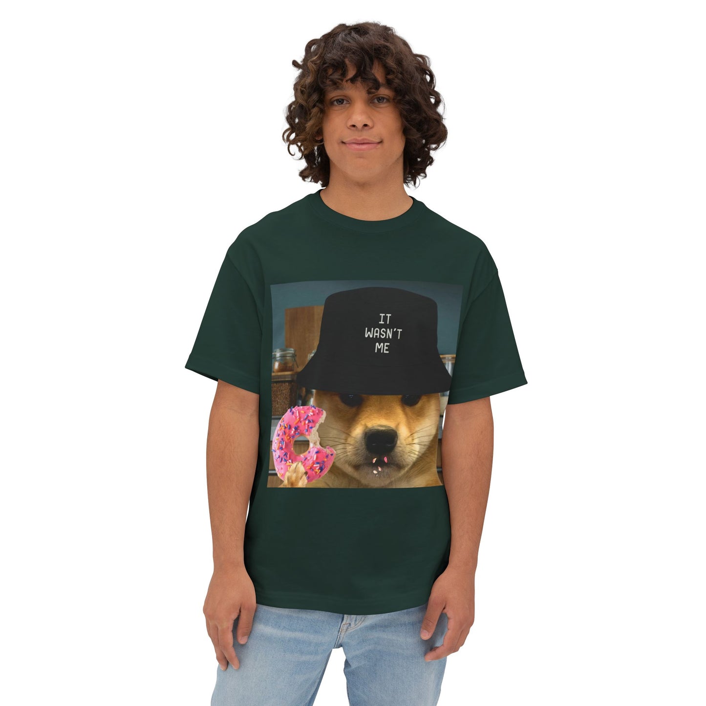 WIF Boxy Tee, Unisex Oversized T-Shirt, Gift for Dog Lovers, Cute Pet Apparel, Casual Everyday Wear, Funny Graphic Tee