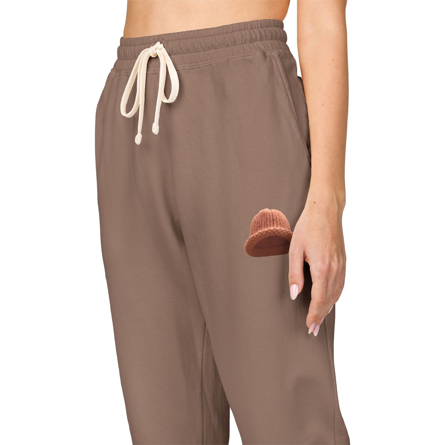 WIF Cozy Fleece Sweatpants for Home & Leisure - Perfect Gift for Relaxation, Lounging, Meditation, Christmas & Birthdays