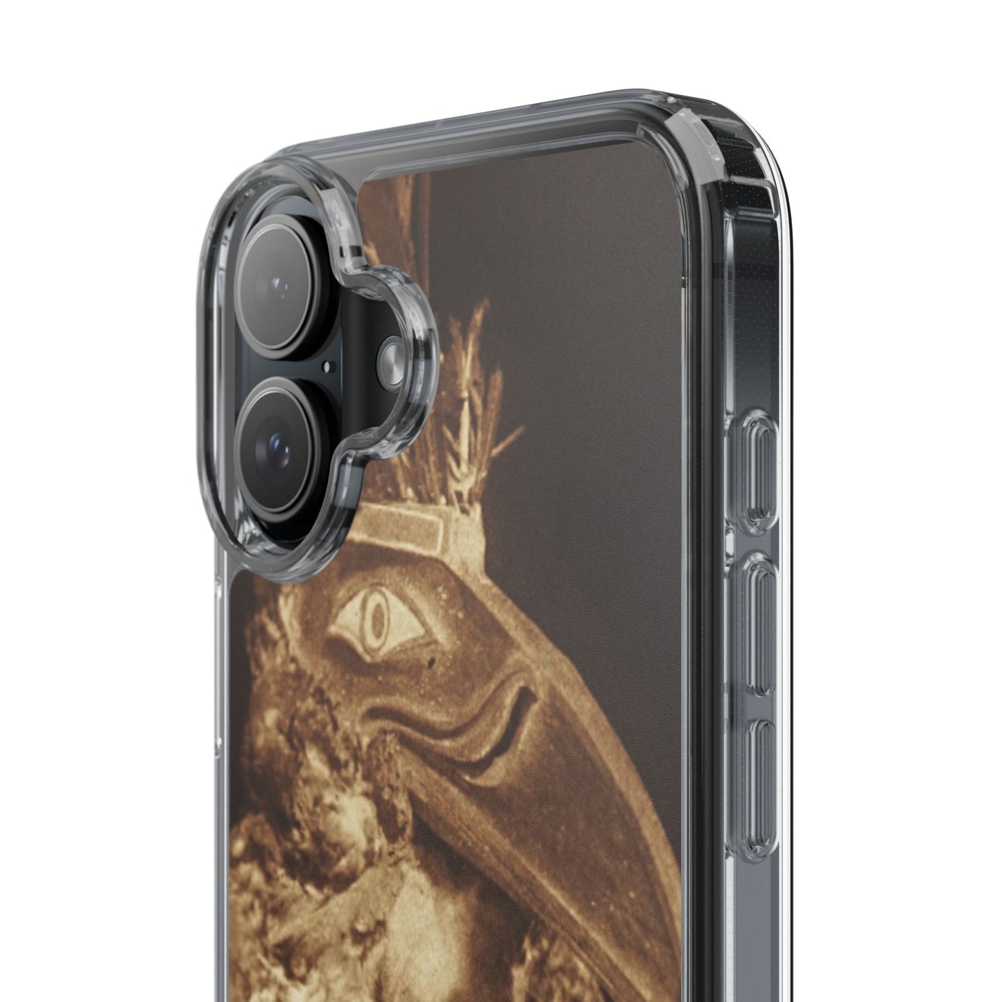 Yei Vintage Bird Design Clear Phone Case, Artistic Phone Accessories, Unique Gift for Nature Lovers, Eco-Friendly Tech Case, Stylish Protection