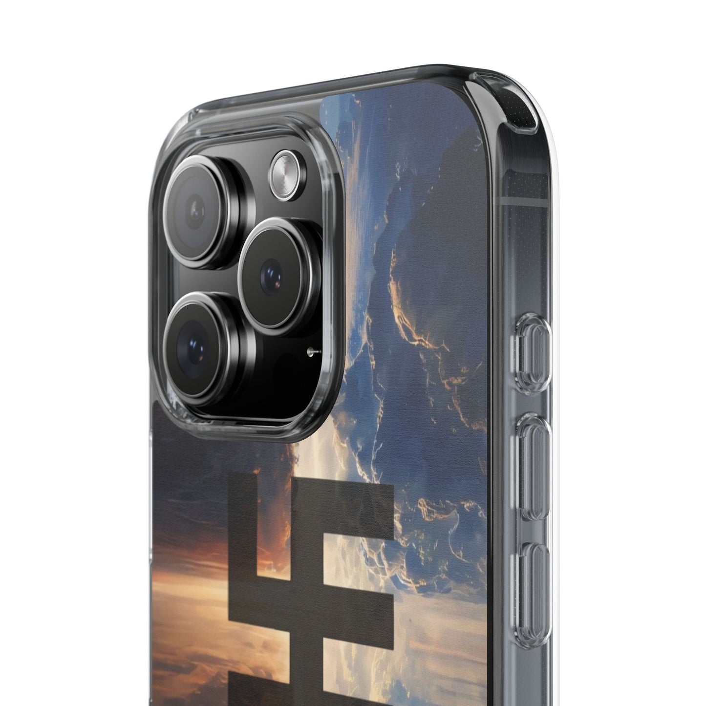 Swasticoin Nature-Themed Clear Phone Case, Unique Phone Cover with Scenic Design, Eco-Friendly Protection, Gift for Travelers, Custom Phone Accessory