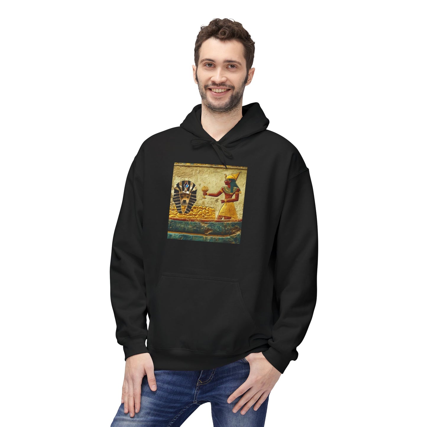 WIF Art Hoodie, Cozy Fleece Pullover for Art Lovers, Unique Gift for Creative Souls, Perfect for Casual Wear, Art-Inspired Fashion