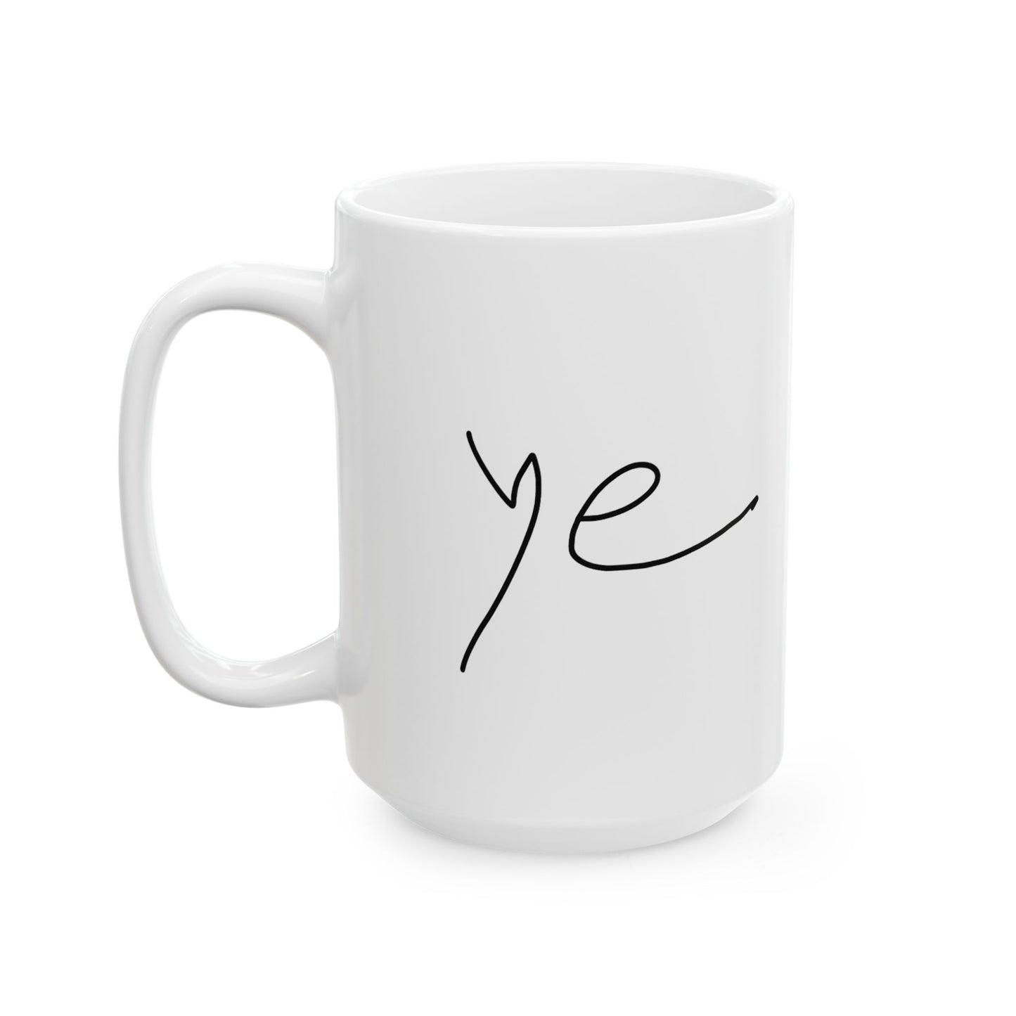 Ye 7BN Personalized Ceramic Mug, Coffee Cup, Gift for Friends, Custom Message Mug, Cute Drinkware, Unique Kitchen Decor