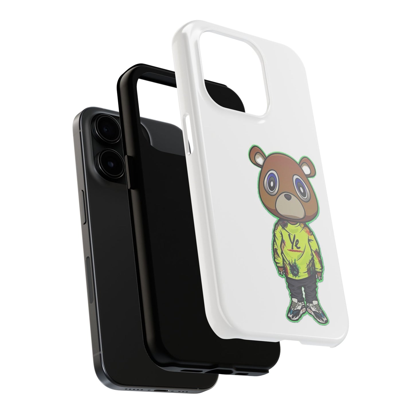 Ye Bear Tough Phone Cases with Cartoon Design - Unique Phone Cover, Durable Mobile Case, Cool Gift for Teens, Fun Accessory for Everyday Use