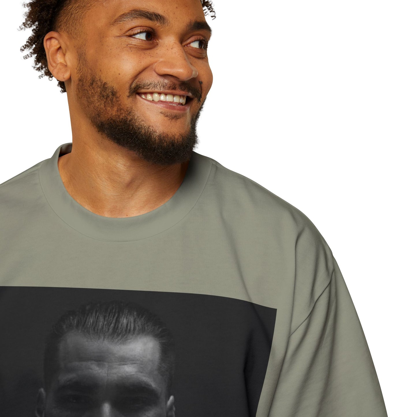 GIGA Stylish Men's Oversized Tee for Comfort Lovers, Casual Wear, Street Style, Gift for Him, Trendy Tee with Gigachad Design