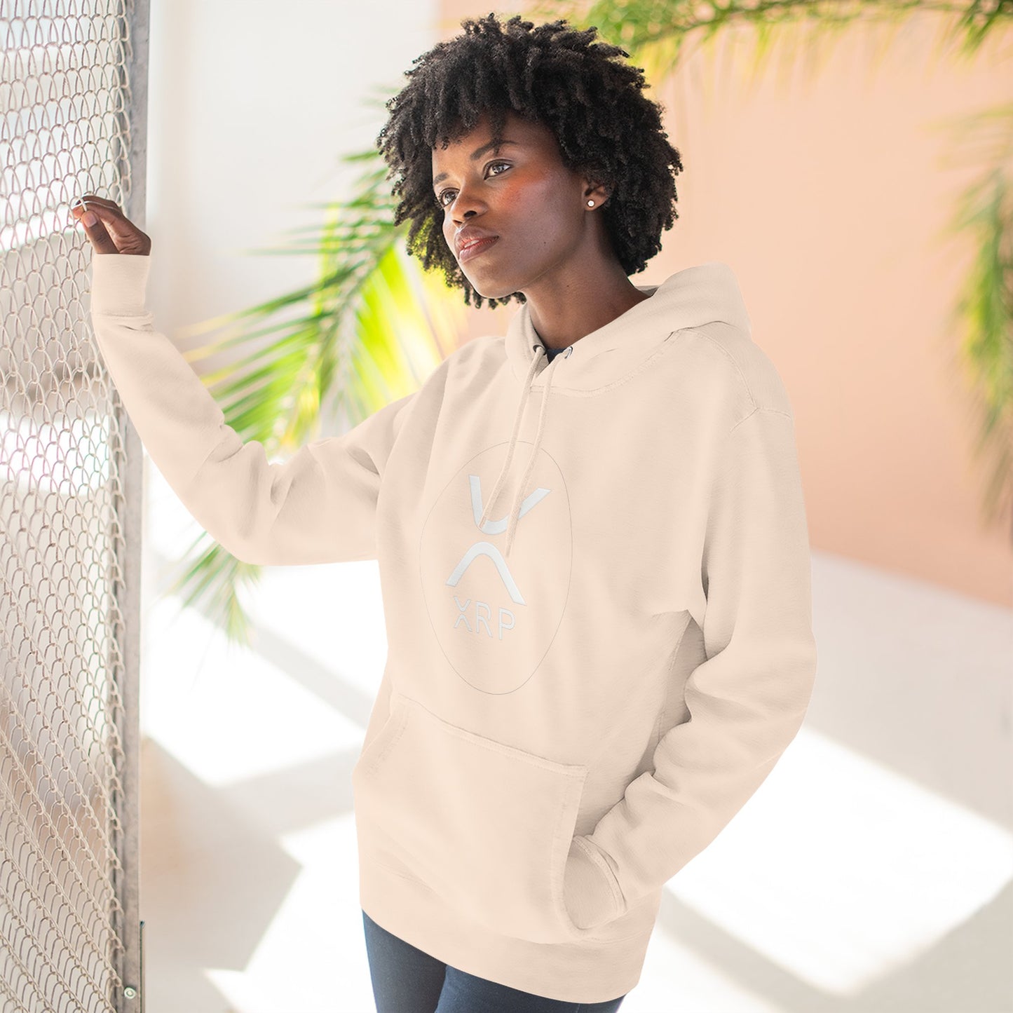 XRP Cozy Three-Panel Fleece Hoodie for Relaxed Casual Style, Perfect for Lounging, Gifting, Everyday Wear, and Cozy Nights