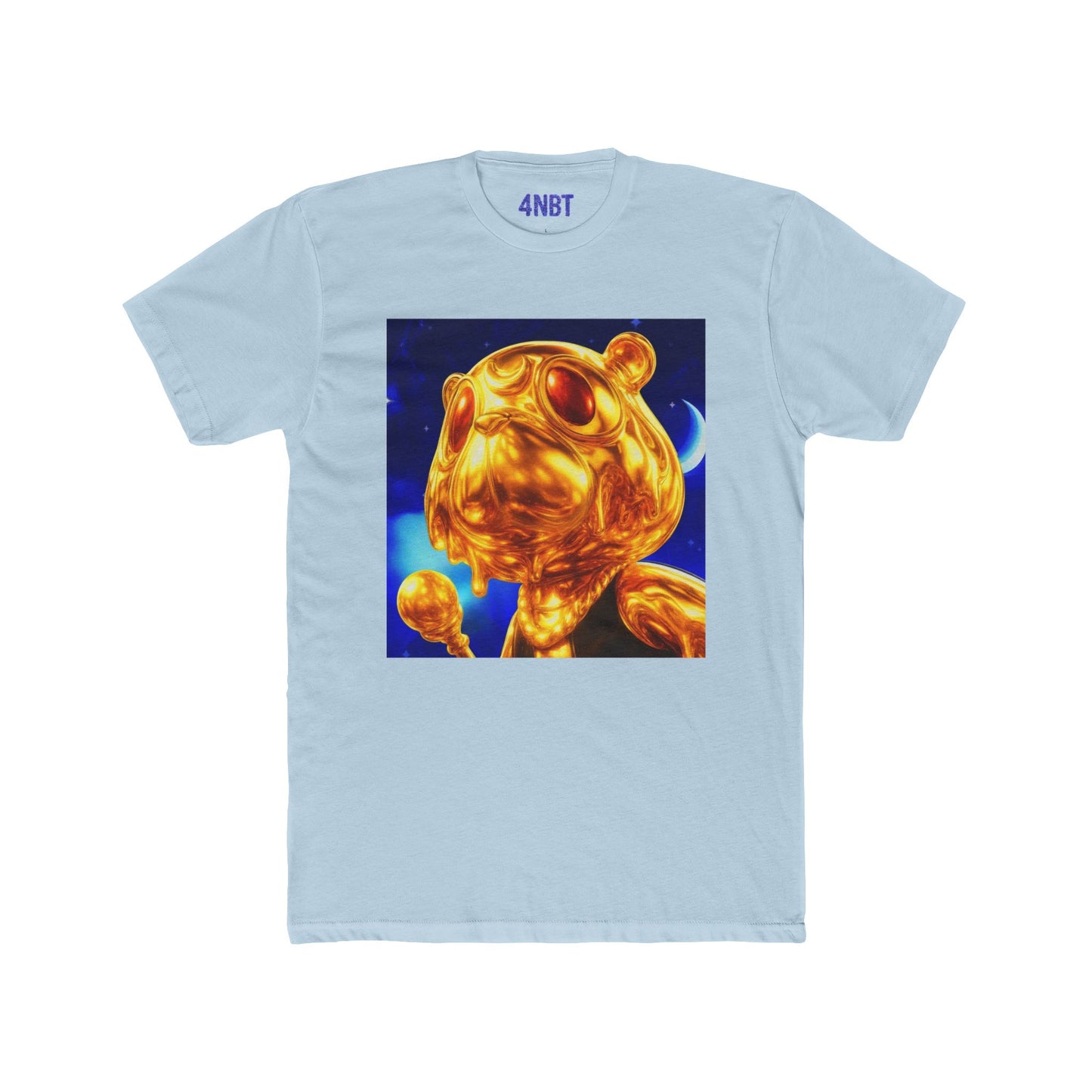 4NBT Golden Bear Unisex Crew Tee, Funky Graphic T-Shirt, Casual Streetwear, Unique Gift, Art Tee for Animal Lovers
