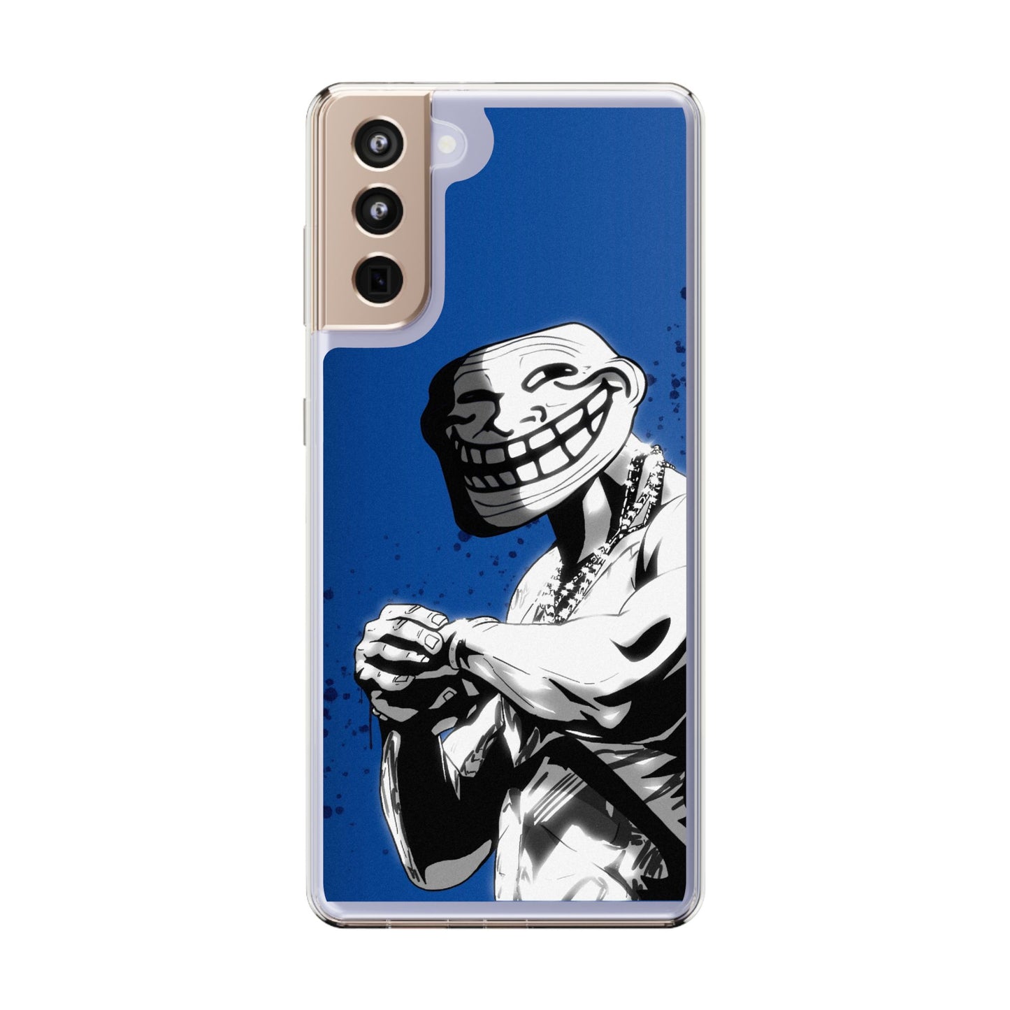 TROLL Clear Cases with Bold Graphic Design, Awesome Phone Accessories, Unique Gifts, Cartoon Phone Covers, Trendy Tech Gear