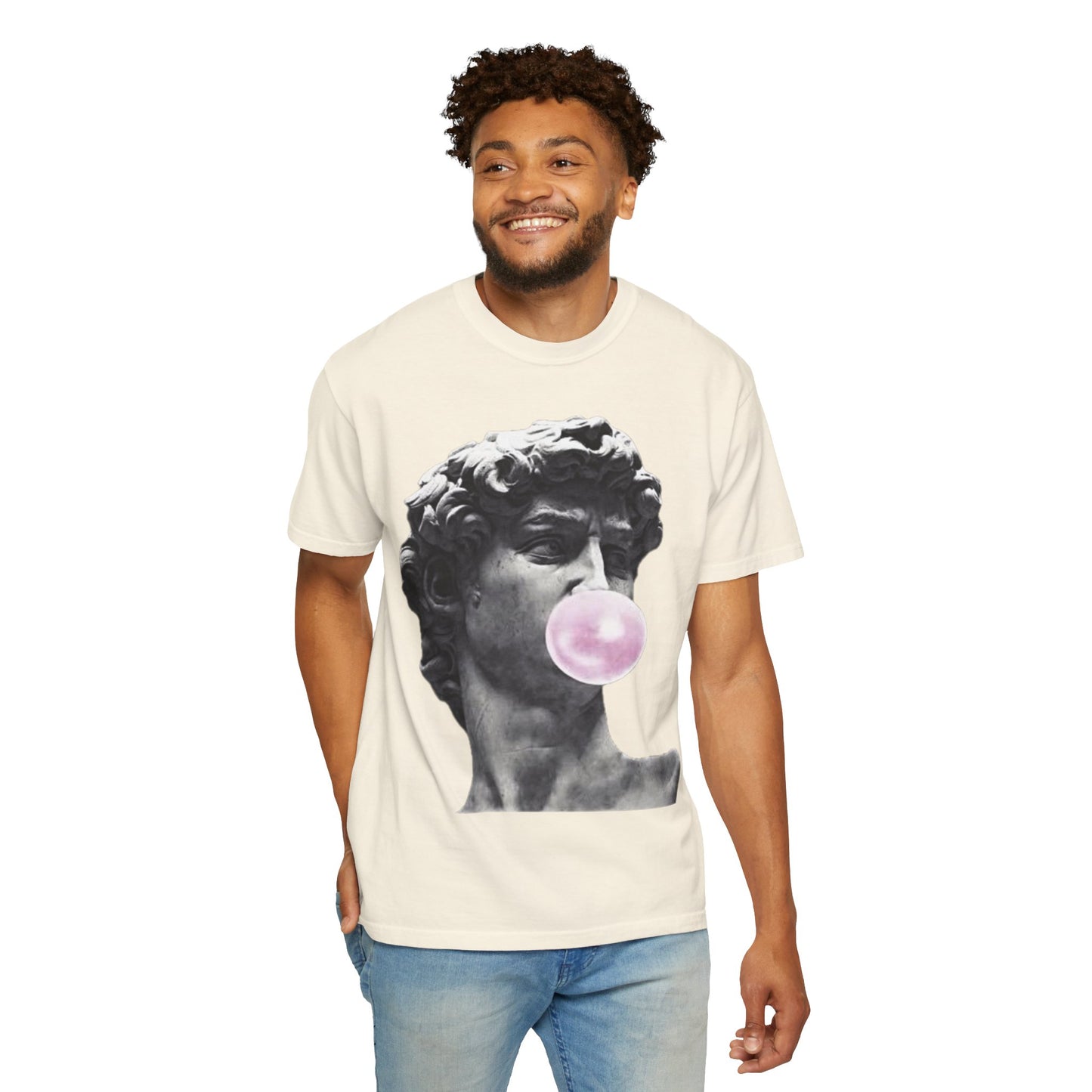 @ye Bubblegum David T-Shirt | Trendy Unisex Tee, Art-Inspired Shirt, Casual Summer Wear, Gift for Art Lovers i