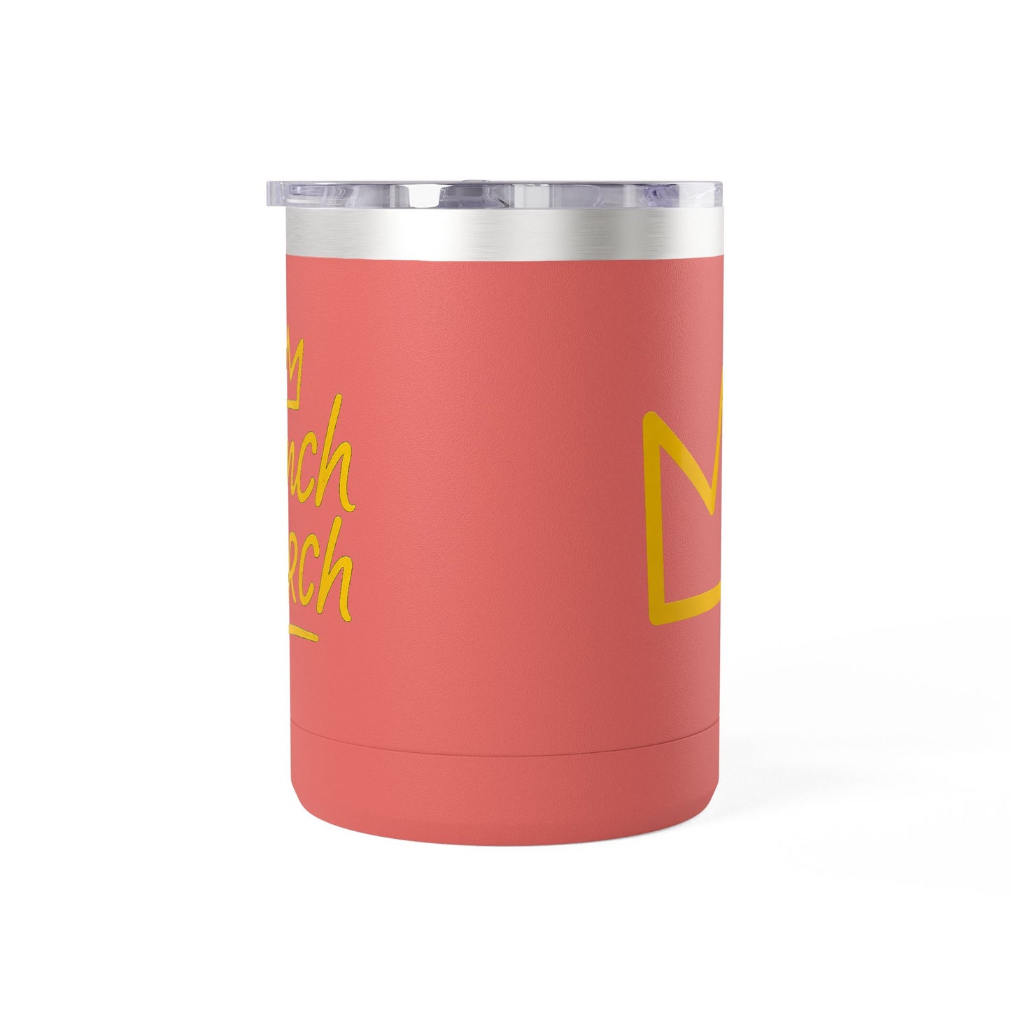 Trench Merch Crown Coffee Mug Tumbler, Perfect for Beach Lovers, Gifts for Friends, Summer Getaways, Adventure Travel, Crown Design