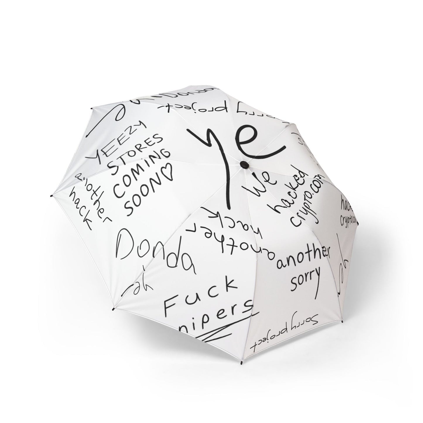 Ye 7BN Trendy Graphic Umbrella for Rainy Days, Unique Design, Gift for Music Lovers, Fashionable Rain Gear, Streetwear Accessory