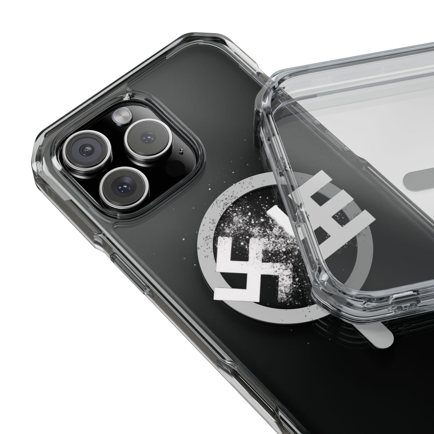 Swasticoin Magnetic Clear Phone Case, Stylish Protective Case for iPhones, Durable and Trendy Phone Cover, Perfect Gift for Tech Lovers, Modern Design