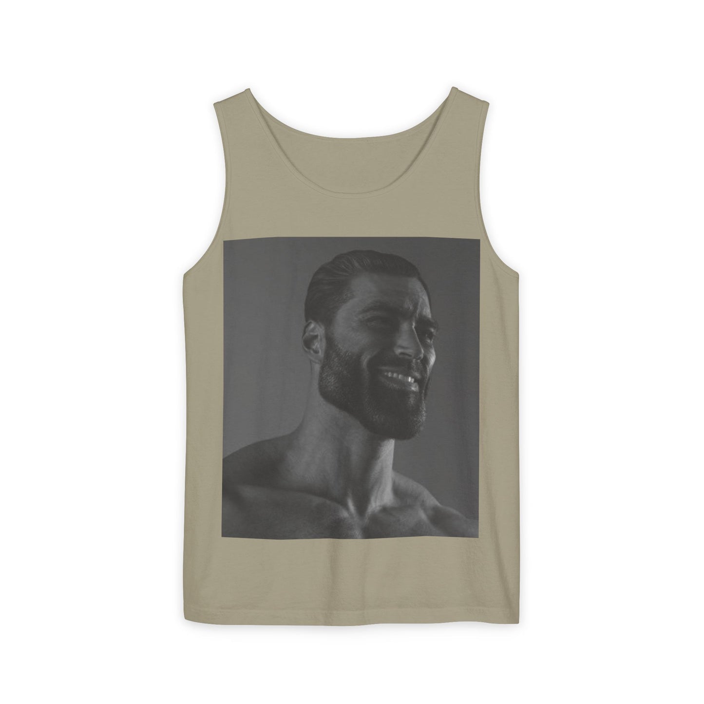 GIGA Unisex Garment-Dyed Tank Top, Summer Apparel, Funny Graphic Tee, Workout Wear, Unique Gift Idea, Casual Outfit