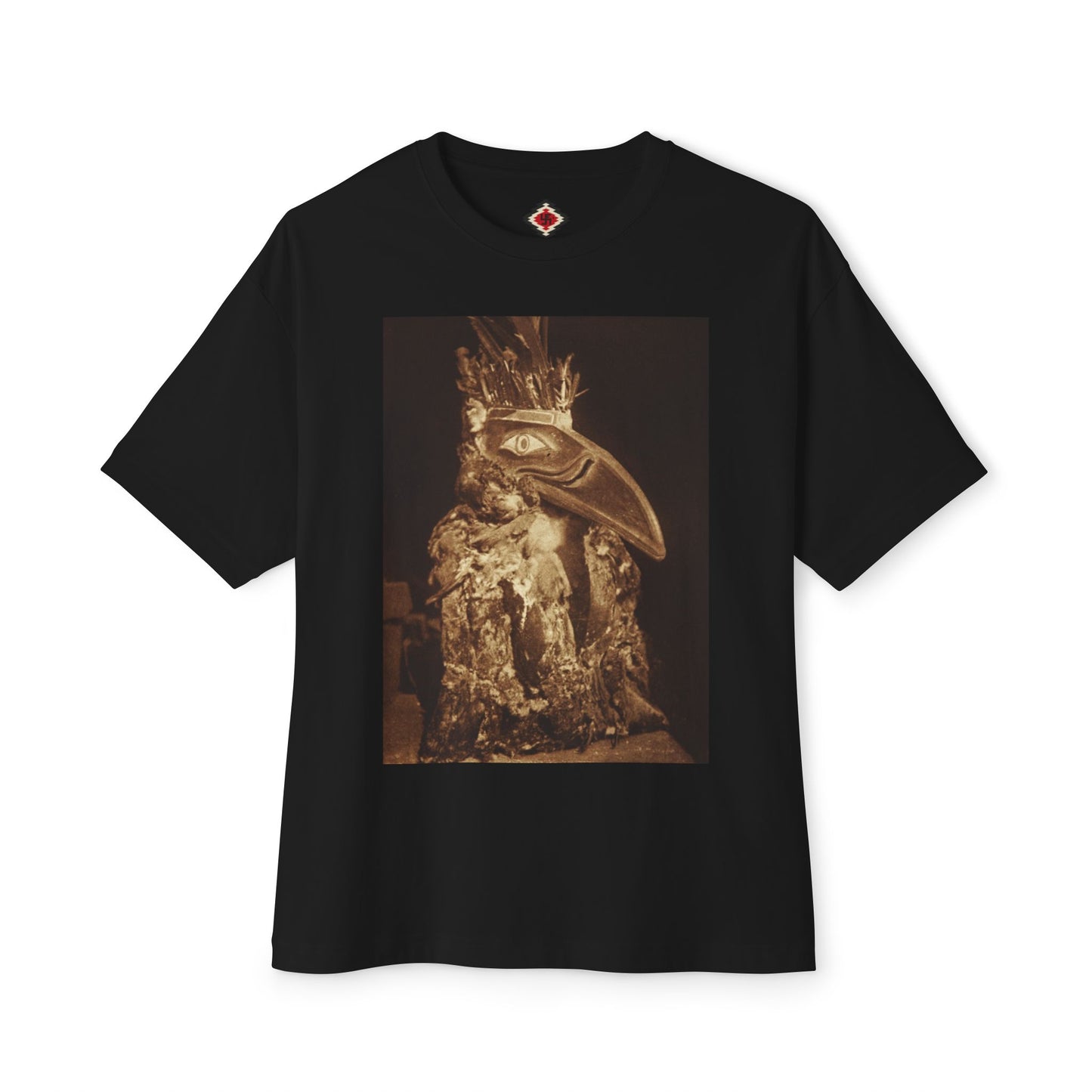 Yei Artistic Oversized Boxy Tee - Unique Graphic Tee, Statement Shirt, Casual Wear, Gift for Art Lovers, Trendy Streetwear