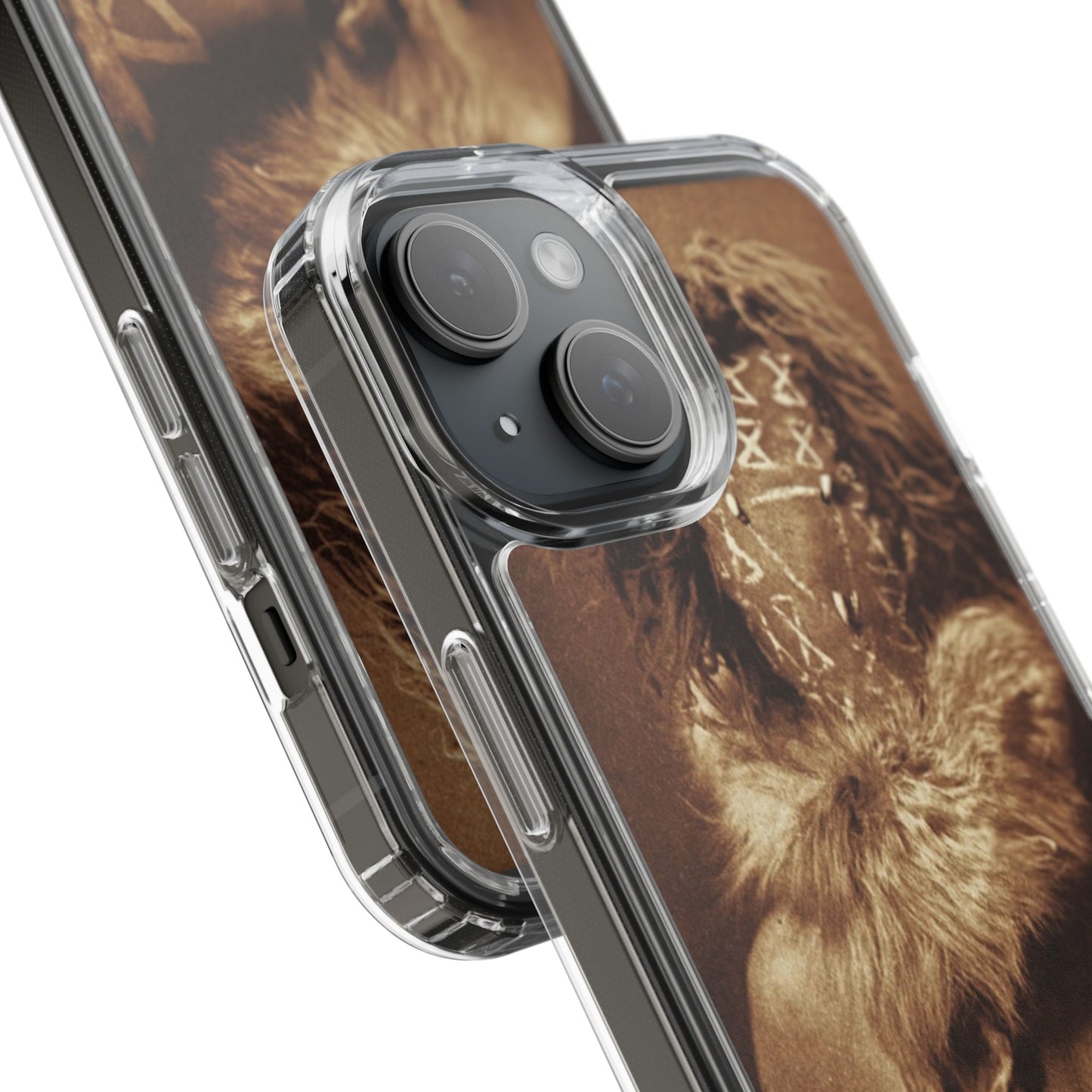 Yei Artistic Clear Phone Case for Unique Expression, Phone Accessories, Nature Lovers, Boho Style, Gift for Him/Her