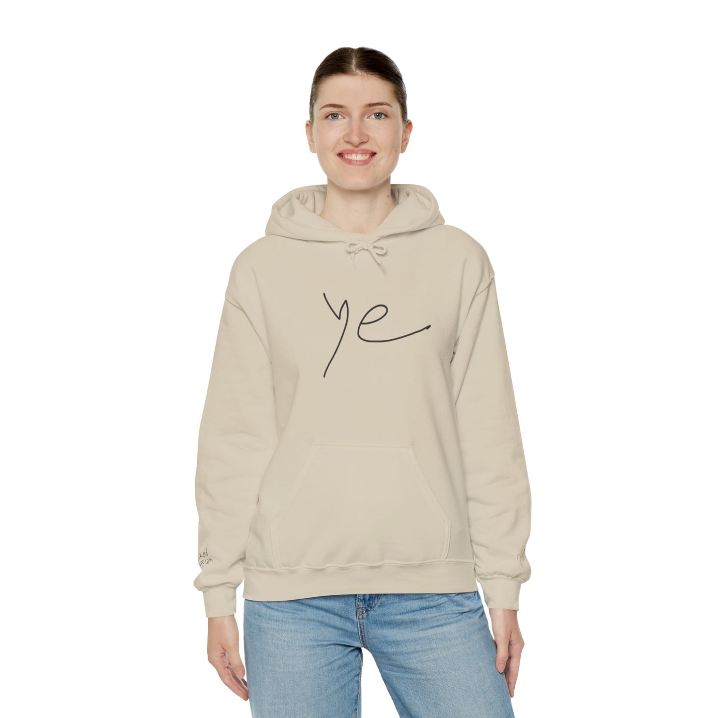 Ye 7BN Minimalist Unisex Hooded Sweatshirt, Casual Streetwear, Gift for Fans, Cozy Layering, Everyday Style, Unique Graphic Hoodie