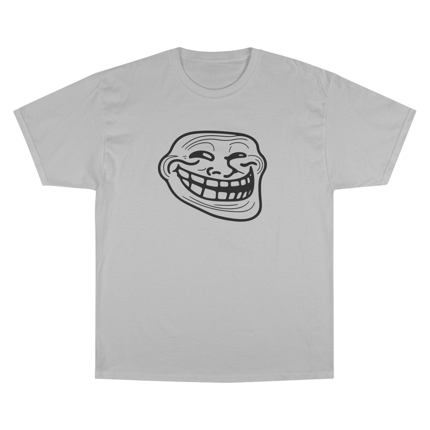 TROLL Funny Meme Champion T-Shirt, Humor Shirt, Gift for Gamers, Casual Wear, Laughing Face Tee, Perfect for Parties