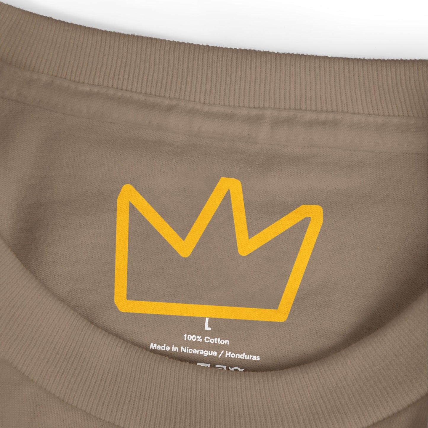 Trench Merch Crown Logo Unisex Heavyweight Cotton Tee, Casual Streetwear Shirt, Gift for Him/Her, Summer Style, Vibrant Graphics Tee