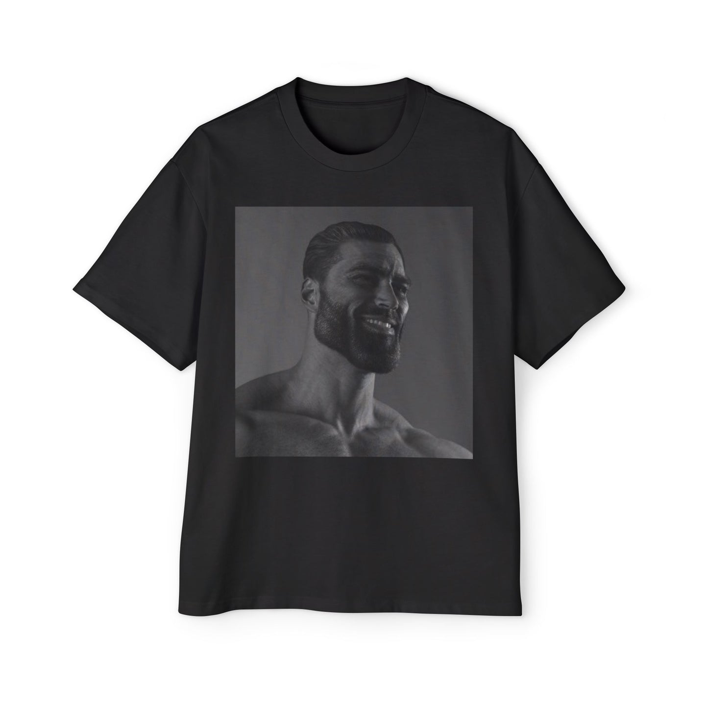 GIGA Men's Heavy Oversized Tee | Casual Streetwear Shirt, Graphic Tee, Gift for Him, Unisex Style, Trendy Apparel