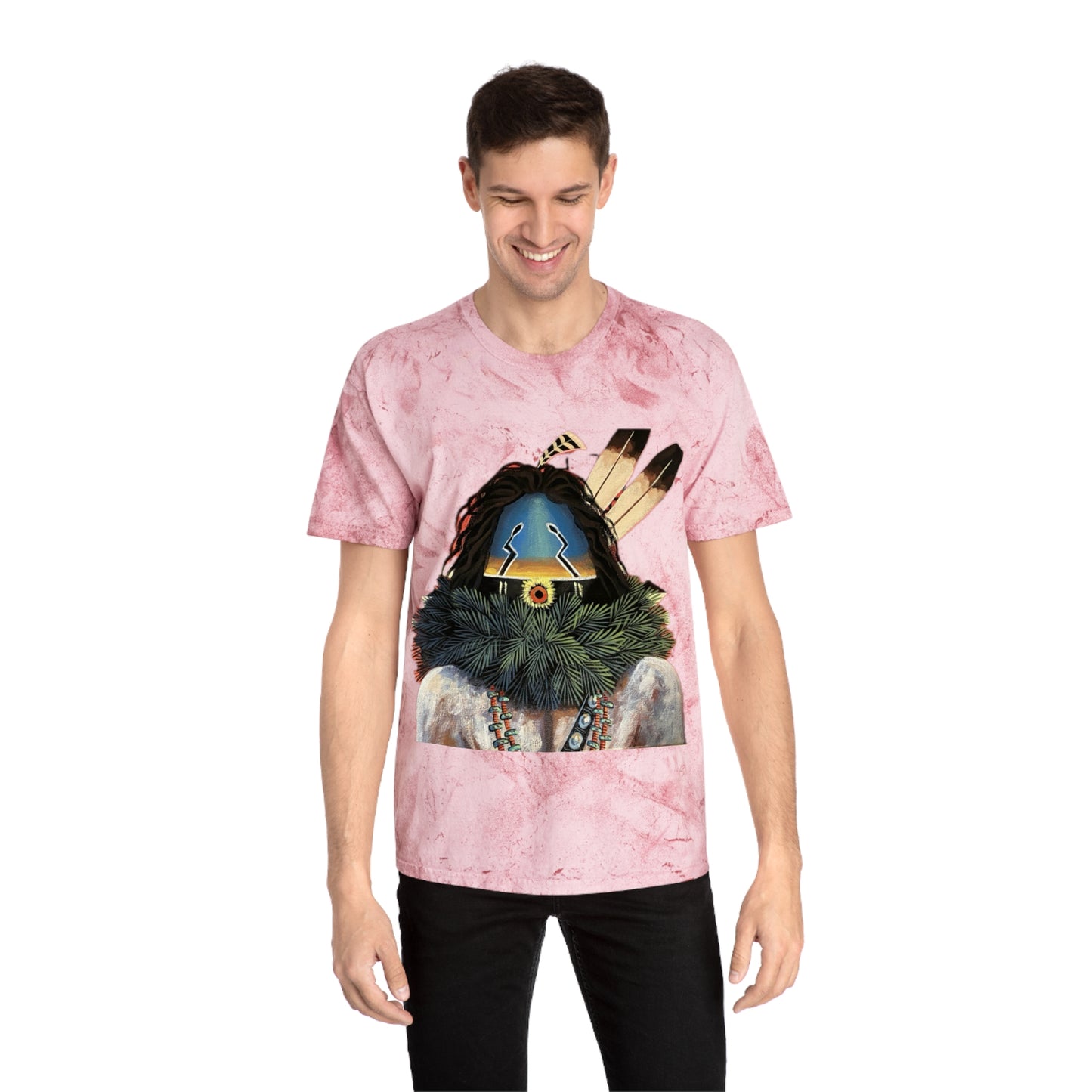 Vibrant Yei T-Shirt, Artistic Tee, Unisex Color Blast Shirt, Festival Fashion, Eco-Friendly T-Shirt, Unique Graphic Tee