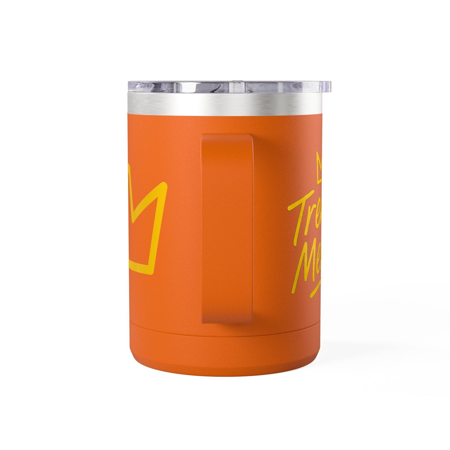 Trench Merch Crown Coffee Mug Tumbler, Perfect for Beach Lovers, Gifts for Friends, Summer Getaways, Adventure Travel, Crown Design