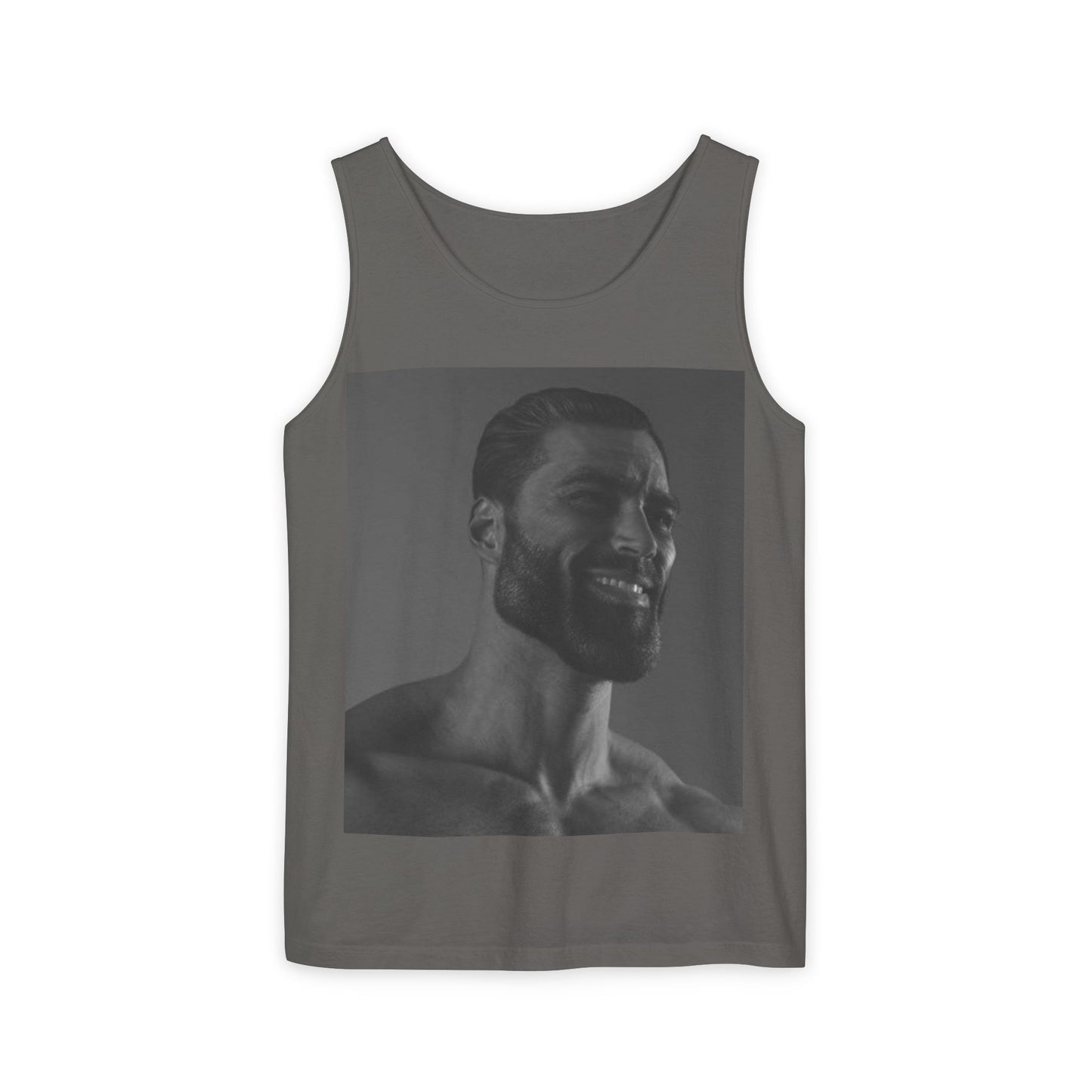 GIGA Unisex Garment-Dyed Tank Top, Summer Apparel, Funny Graphic Tee, Workout Wear, Unique Gift Idea, Casual Outfit