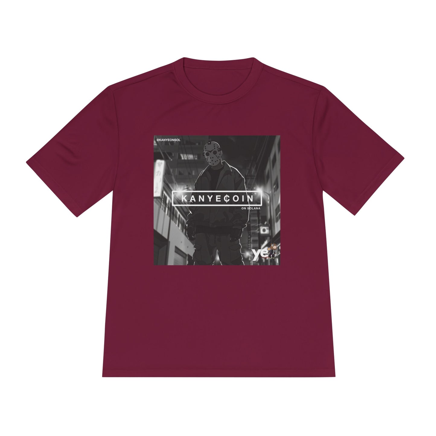 KANYECOIN Unisex Moisture Wicking Tee, Cool Graphic Tee, Music Lover Gift, Urban Style Shirt, Sportswear, Trendy Tee for Fans