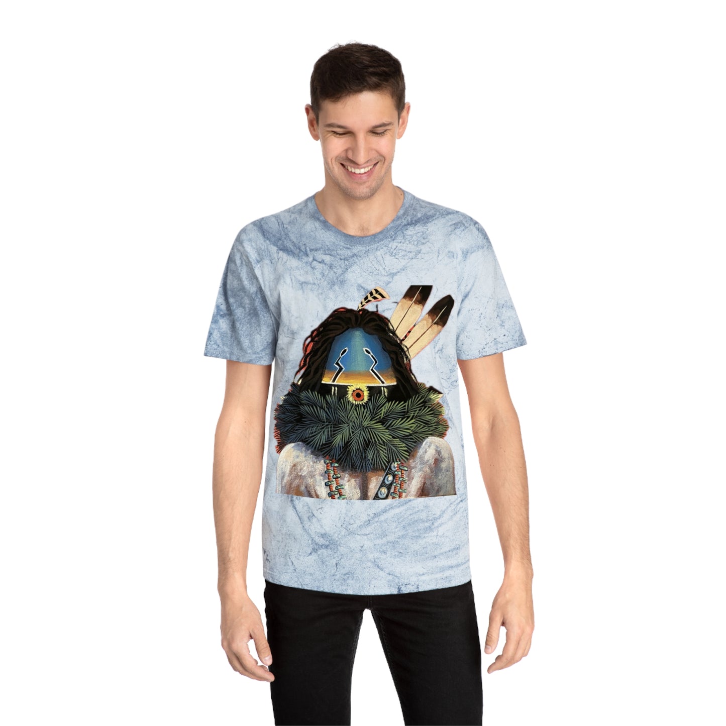 Vibrant Yei T-Shirt, Artistic Tee, Unisex Color Blast Shirt, Festival Fashion, Eco-Friendly T-Shirt, Unique Graphic Tee