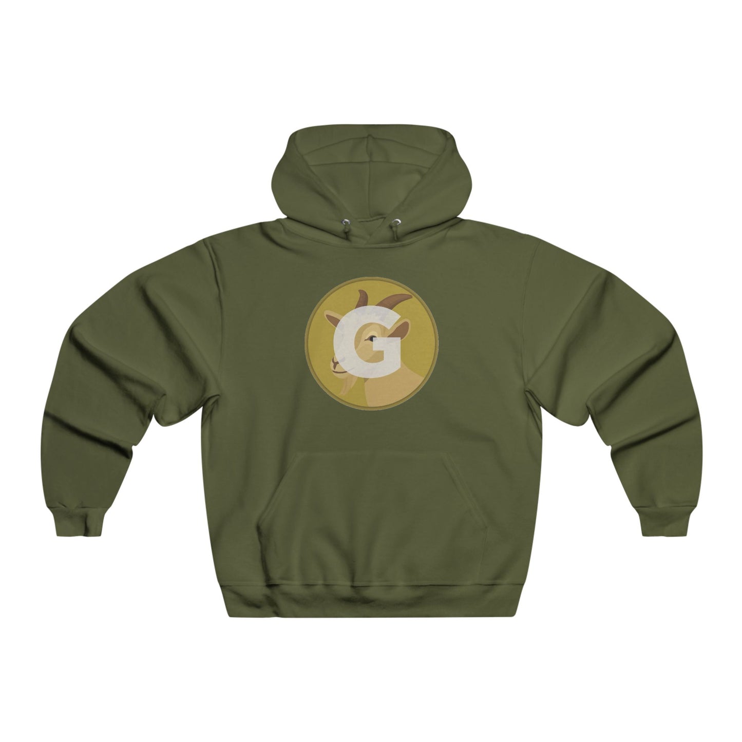 Cozy Goat Hoodie for Everyday Style, Men’s Sweatshirt, Perfect for Casual Outings, Gifts for Him, Fall Fashion, Relaxed Vibe