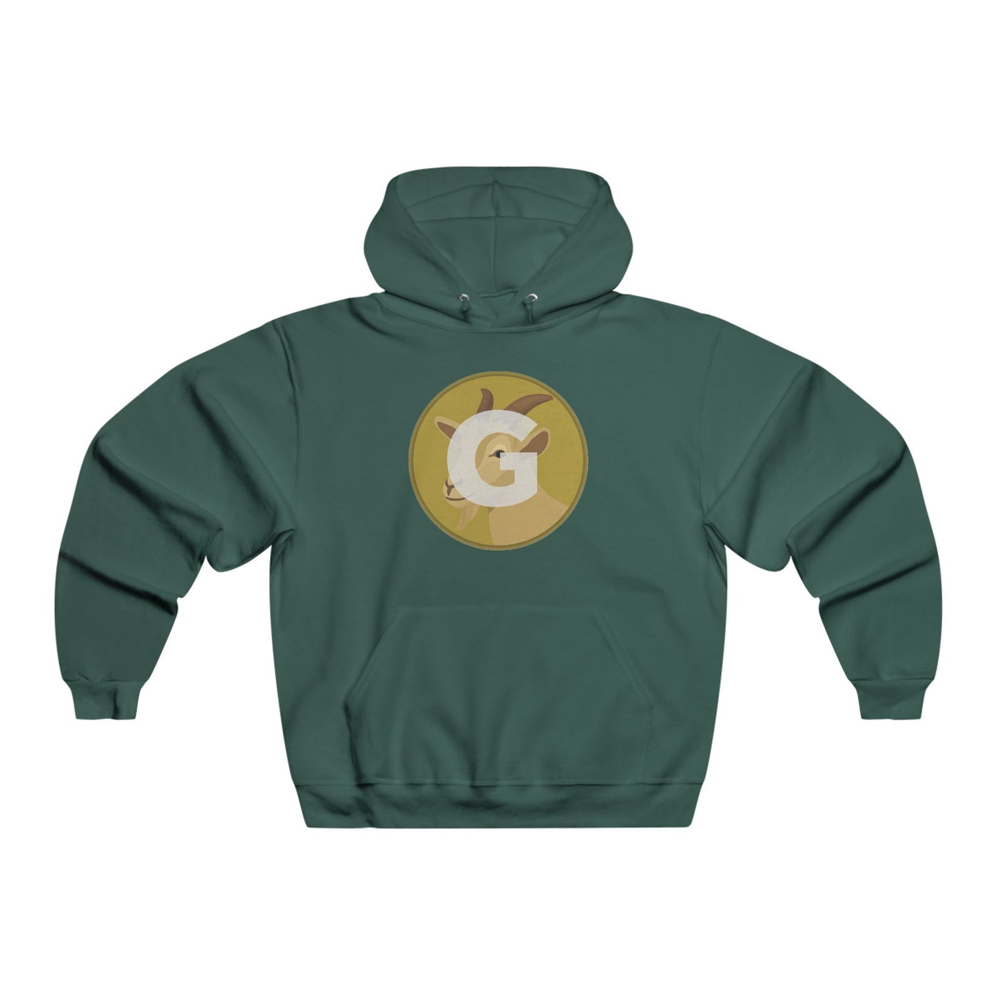 Cozy Goat Hoodie for Everyday Style, Men’s Sweatshirt, Perfect for Casual Outings, Gifts for Him, Fall Fashion, Relaxed Vibe