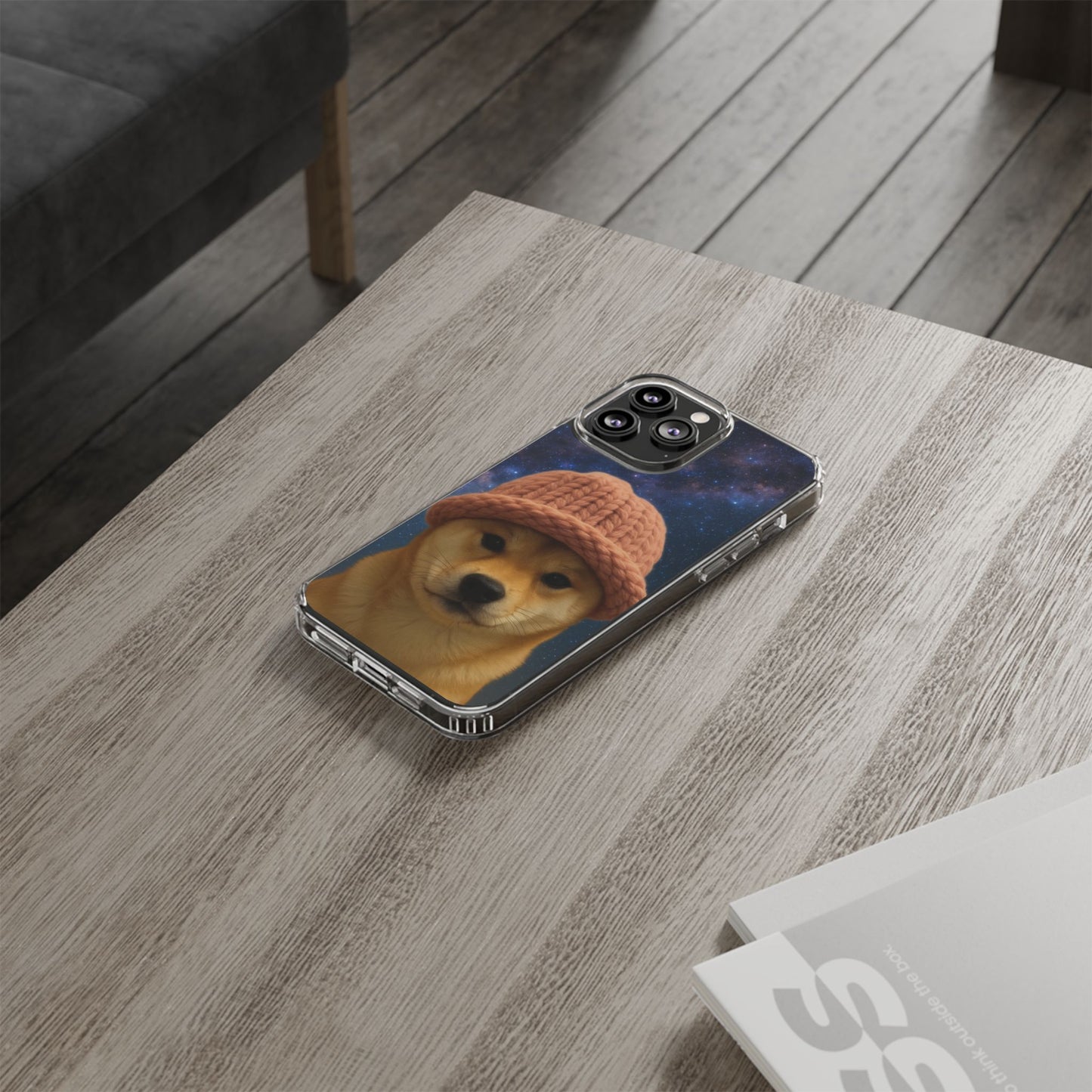 WIF Lovers Clear Phone Case, Cute Phone Cover for Animal Lovers, Pet Gift, Trendy Smartphone Accessory, Unique Dog Case