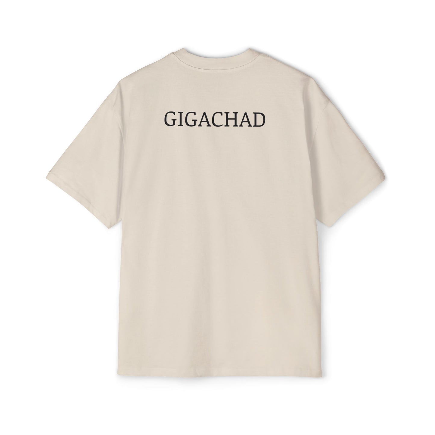 GIGA Men's Heavy Oversized Tee | Casual Streetwear Shirt, Graphic Tee, Gift for Him, Unisex Style, Trendy Apparel