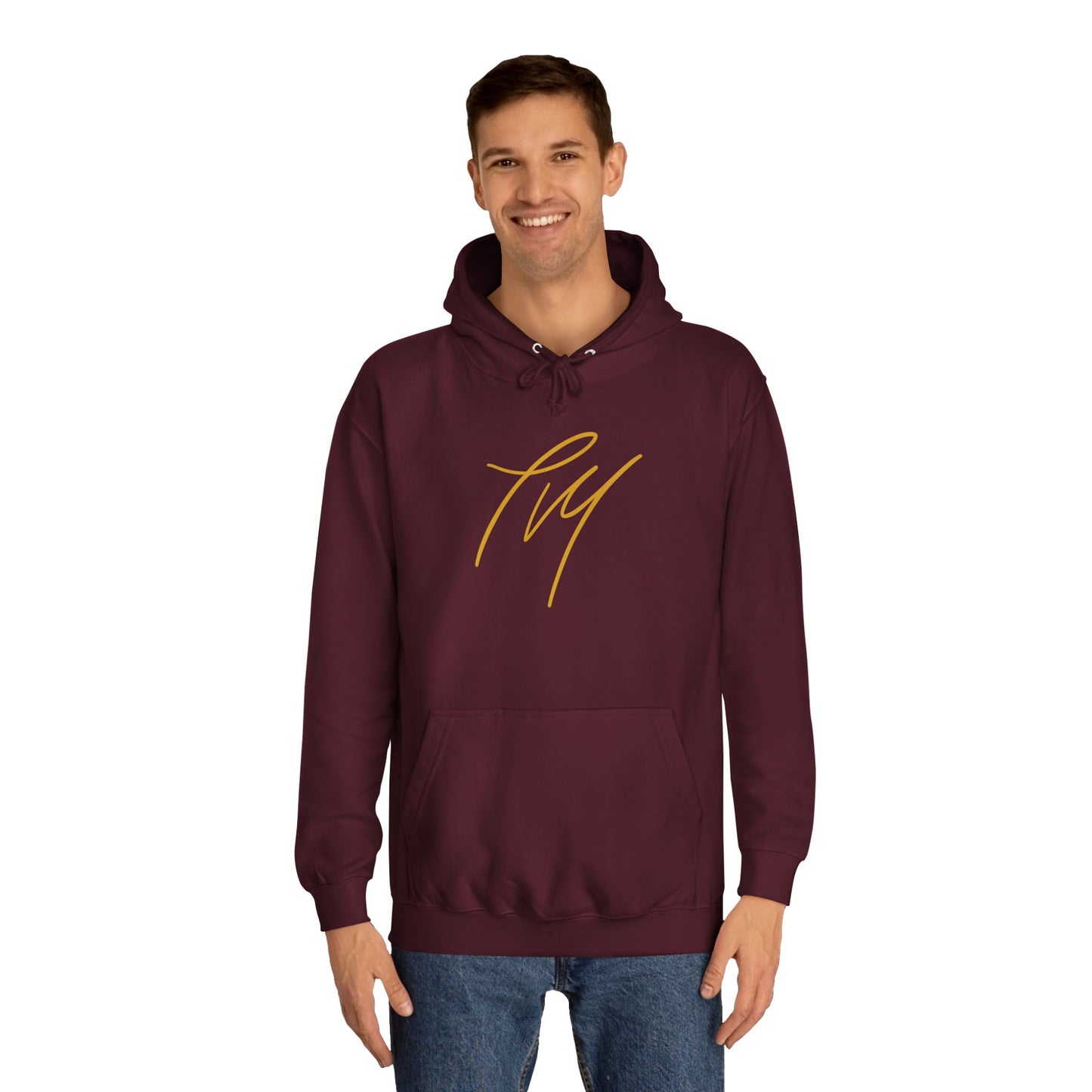 Trench Merch TM Stylish Crown Pull Over Hoodie - Perfect for Students, Campus Wear, Cozy Gifts, Unisex Sweatshirt, Trendy Apparel for Graduates