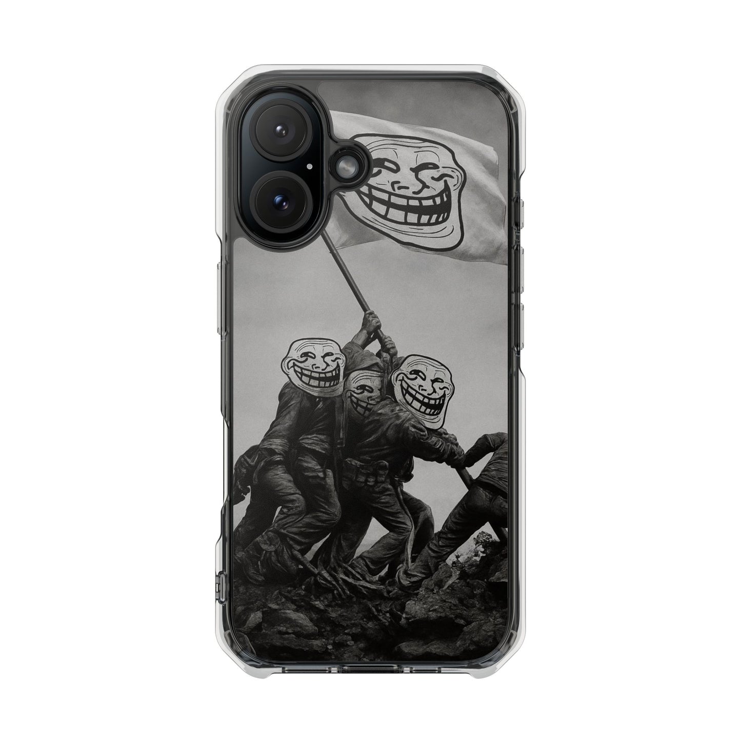 TROLL Flag Phone Case, Trendy Phone Cover, Gift for Gamers, Unique Phone Accessory, Funny Phone Protection