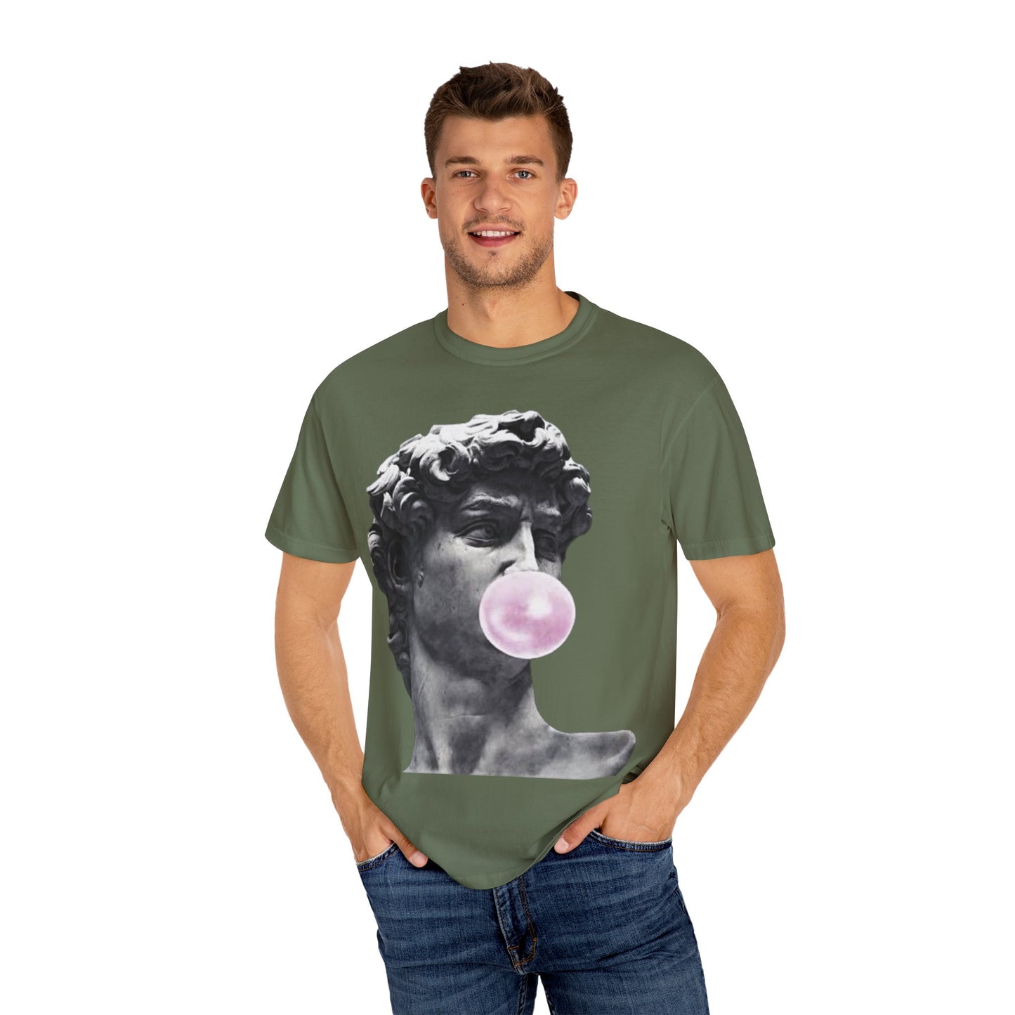 @ye Bubblegum David T-Shirt | Trendy Unisex Tee, Art-Inspired Shirt, Casual Summer Wear, Gift for Art Lovers i