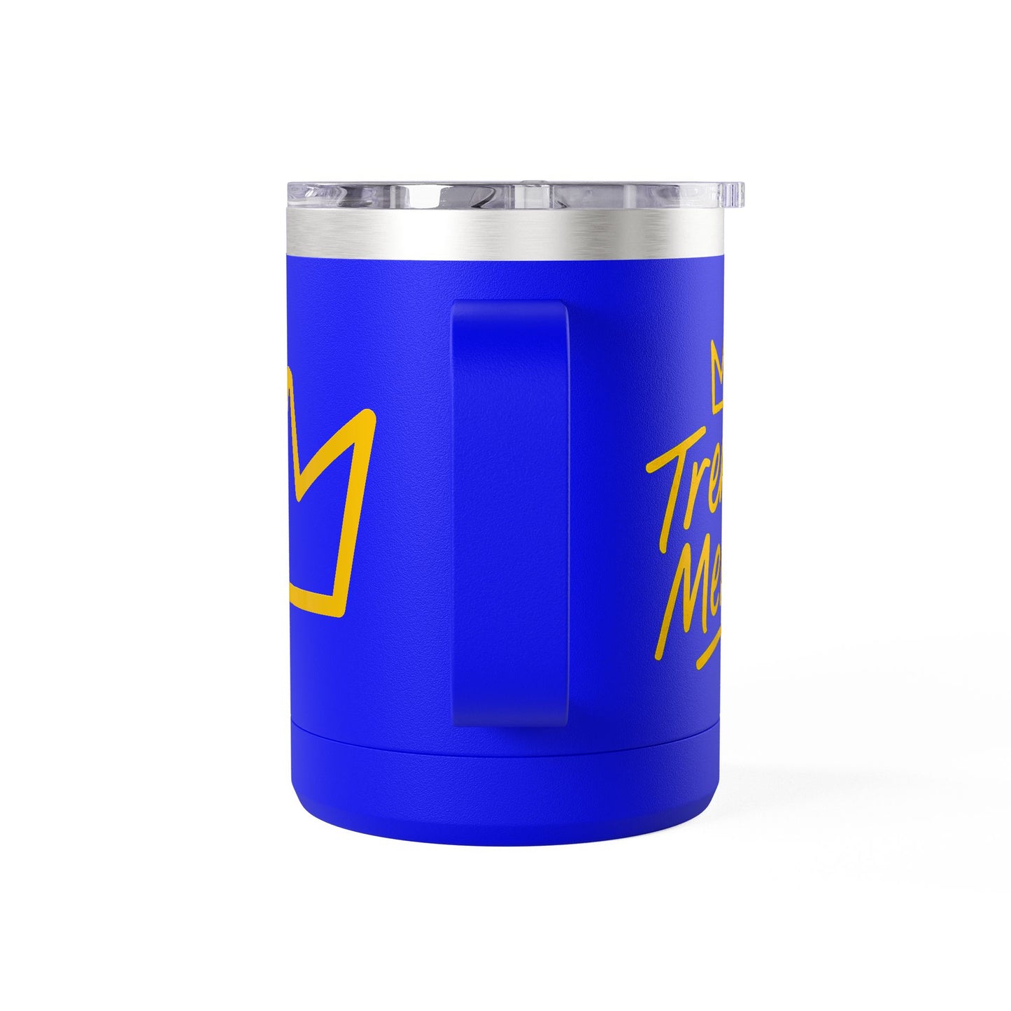 Trench Merch Crown Coffee Mug Tumbler, Perfect for Beach Lovers, Gifts for Friends, Summer Getaways, Adventure Travel, Crown Design