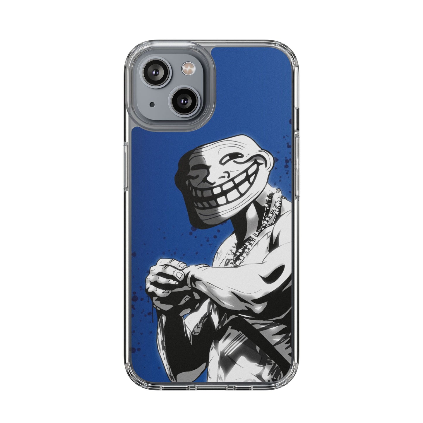 TROLL Clear Cases with Bold Graphic Design, Awesome Phone Accessories, Unique Gifts, Cartoon Phone Covers, Trendy Tech Gear