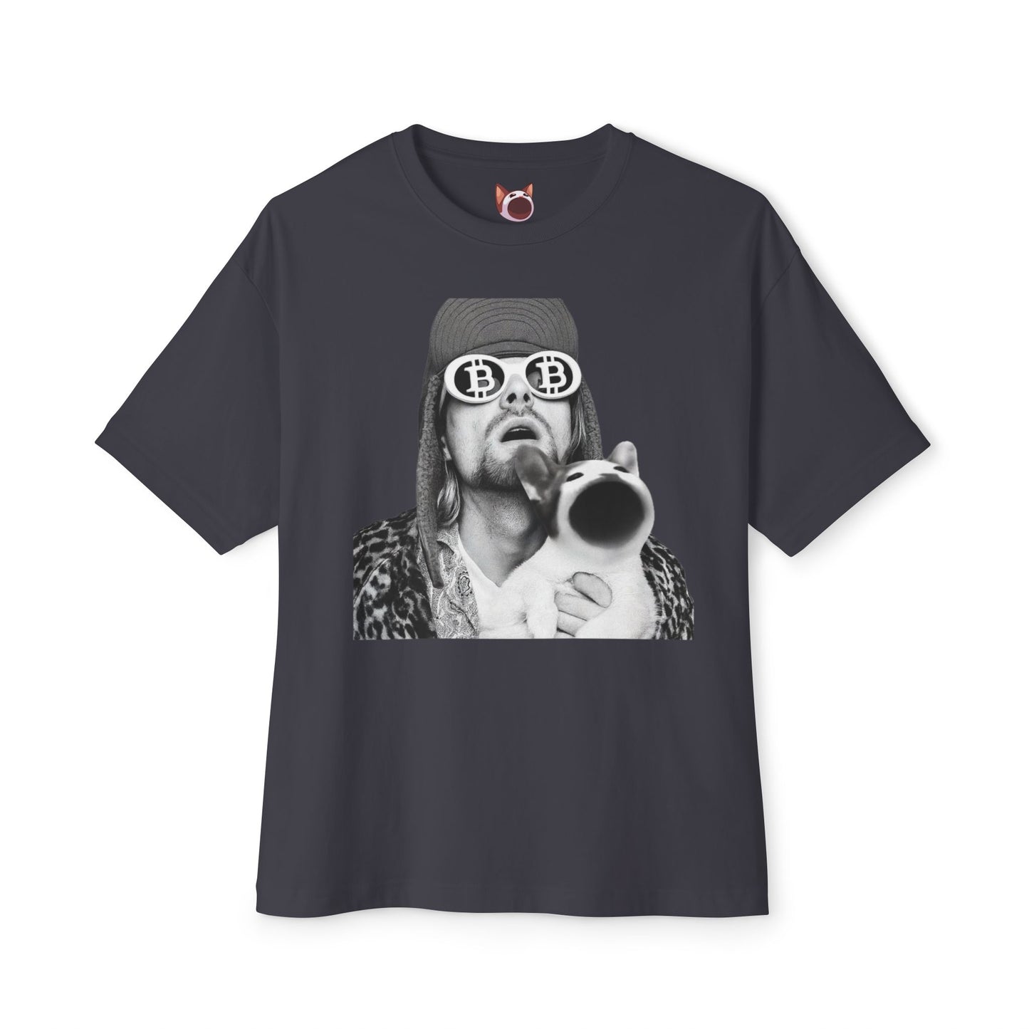 POPCAT Graphic Tee, Relaxed Fashion Top, Unique Gift for Cat Lovers, Funny Statement Shirt, Ideal for Gift Giving