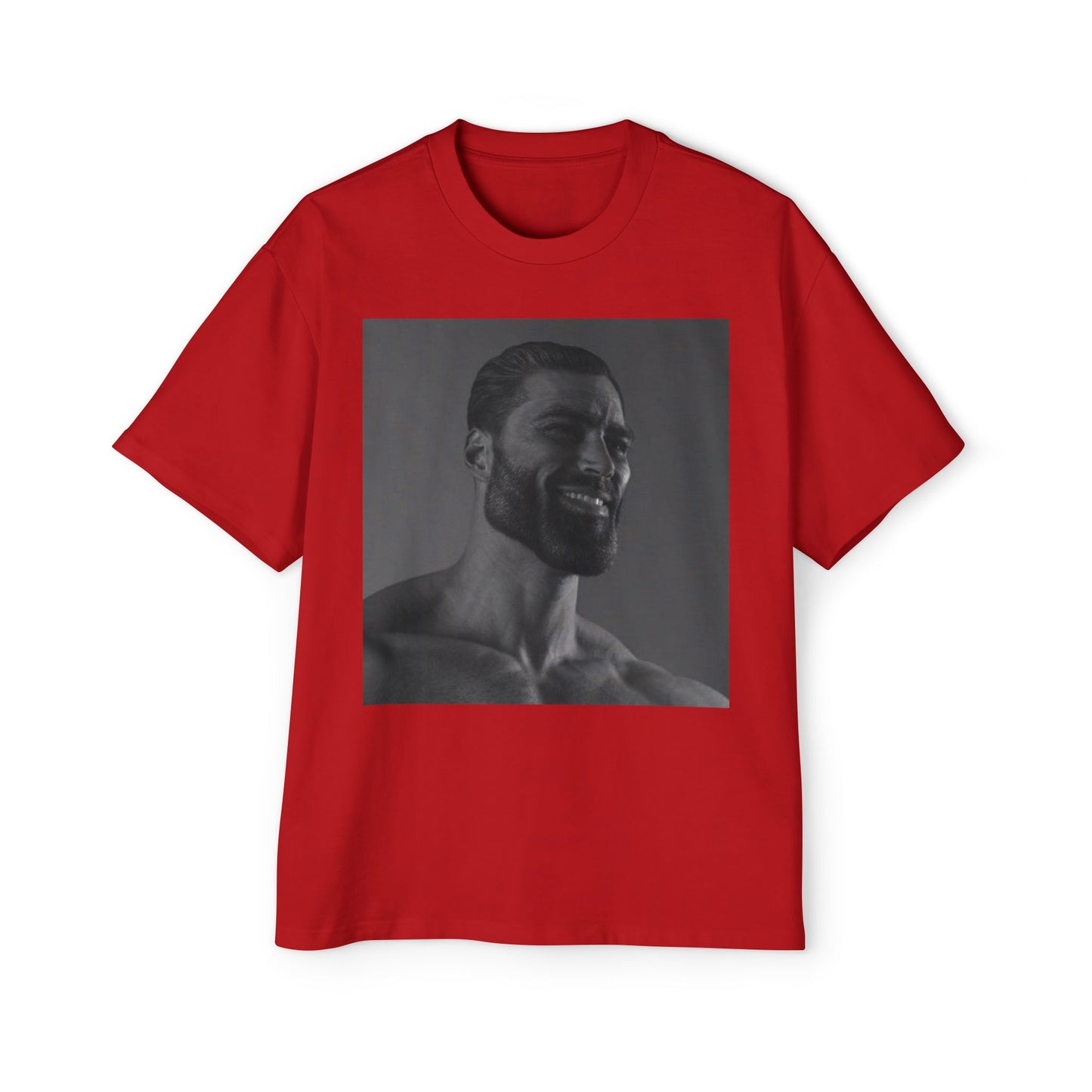 GIGA Men's Heavy Oversized Tee | Casual Streetwear Shirt, Graphic Tee, Gift for Him, Unisex Style, Trendy Apparel